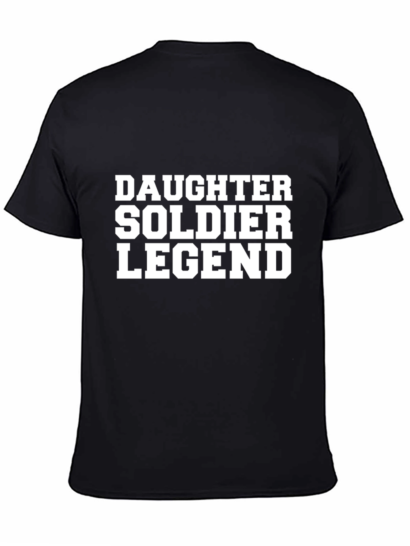 Daughter Soldier Legend Black Graphic Tee