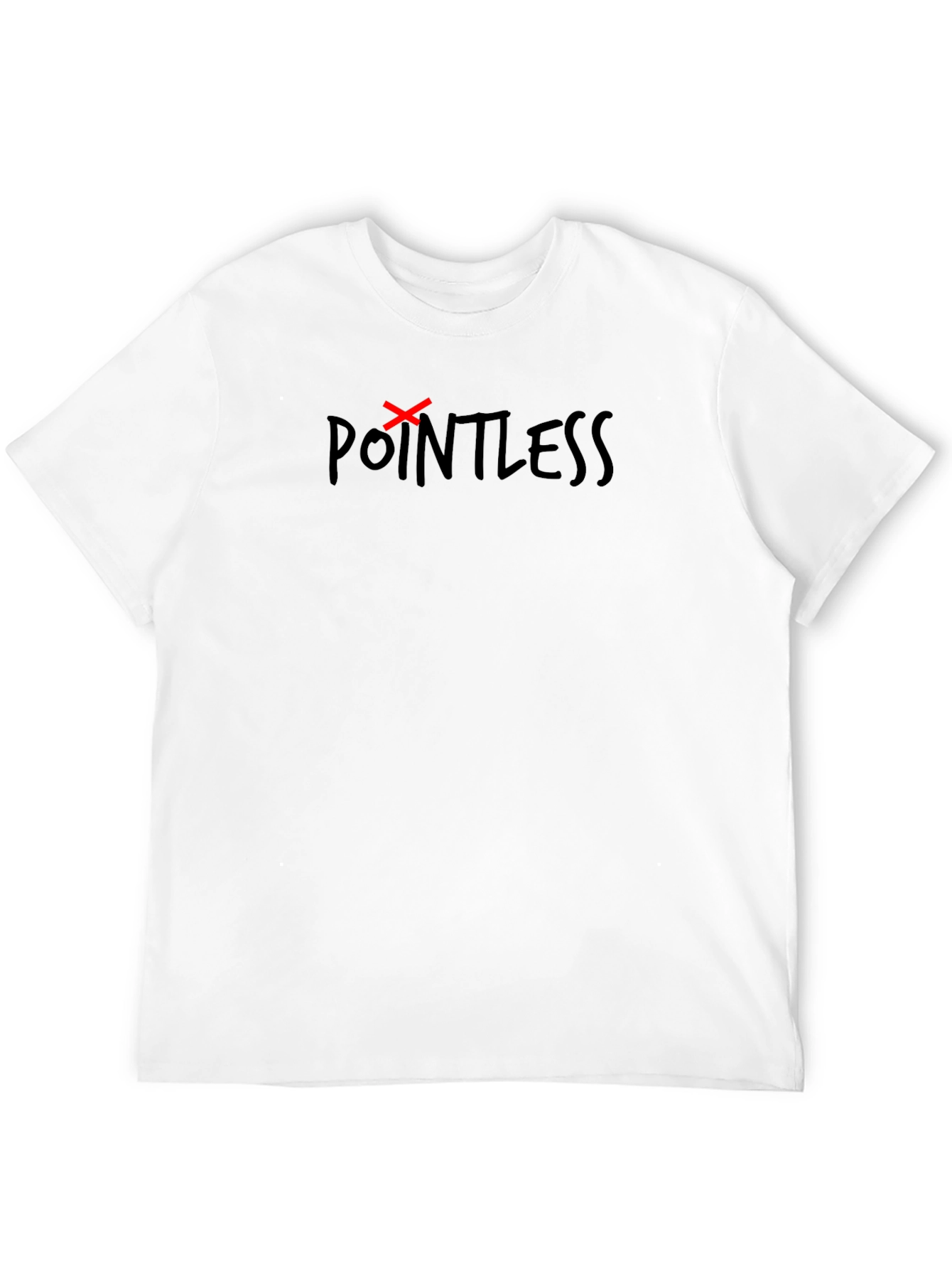 Pointless Black Graphic T-Shirt