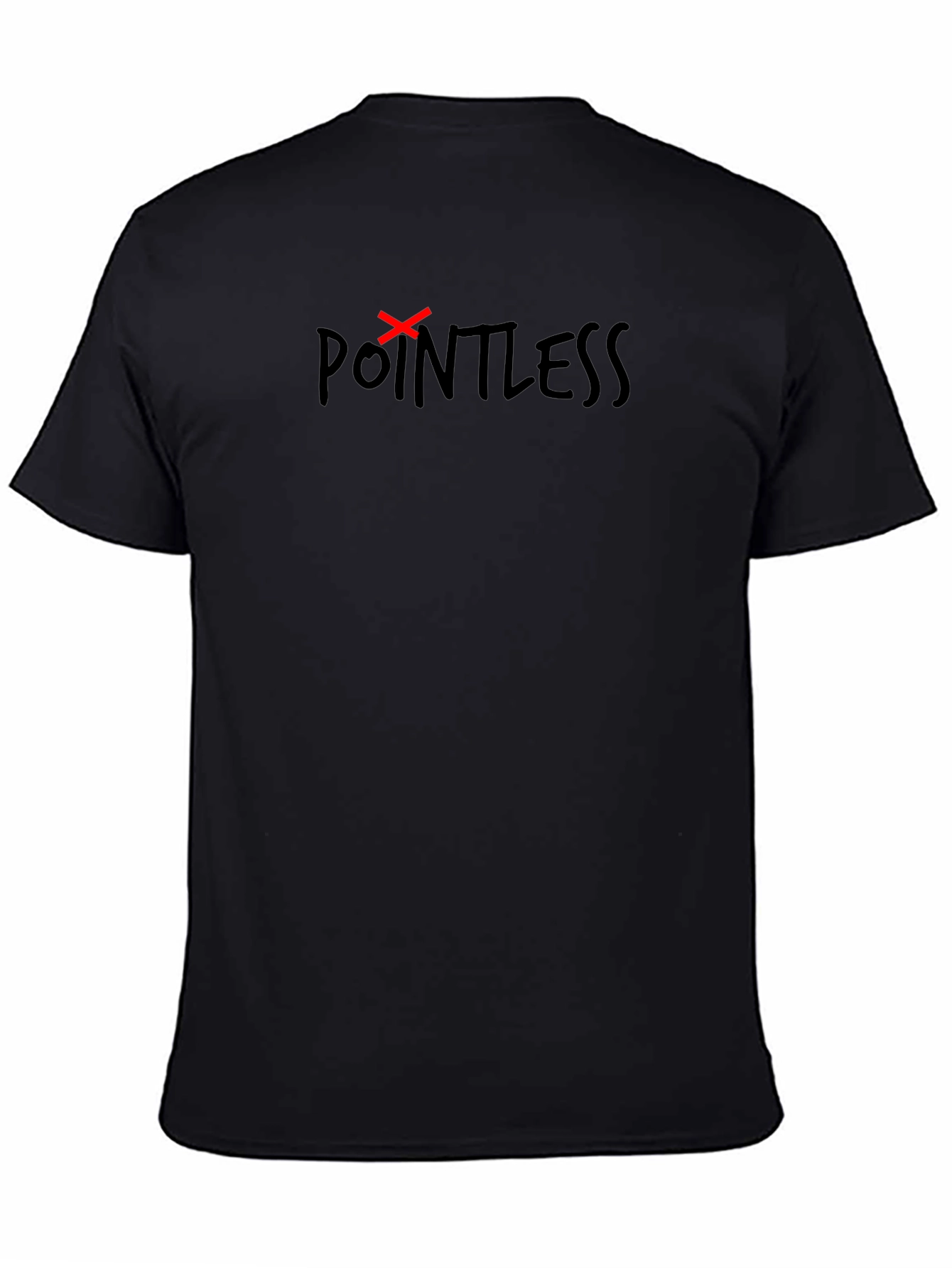 Pointless Black Graphic T-Shirt