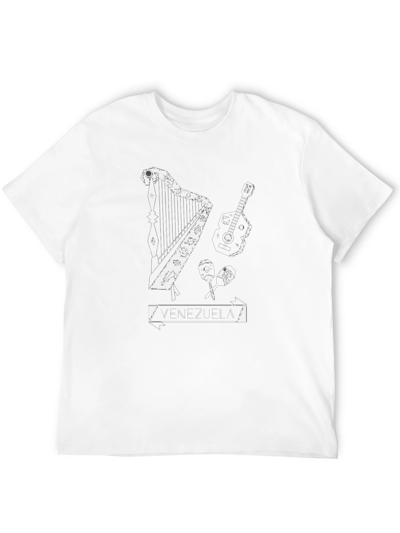 Mystic Instruments Graphic Tee - Black Cotton Blend Shirt