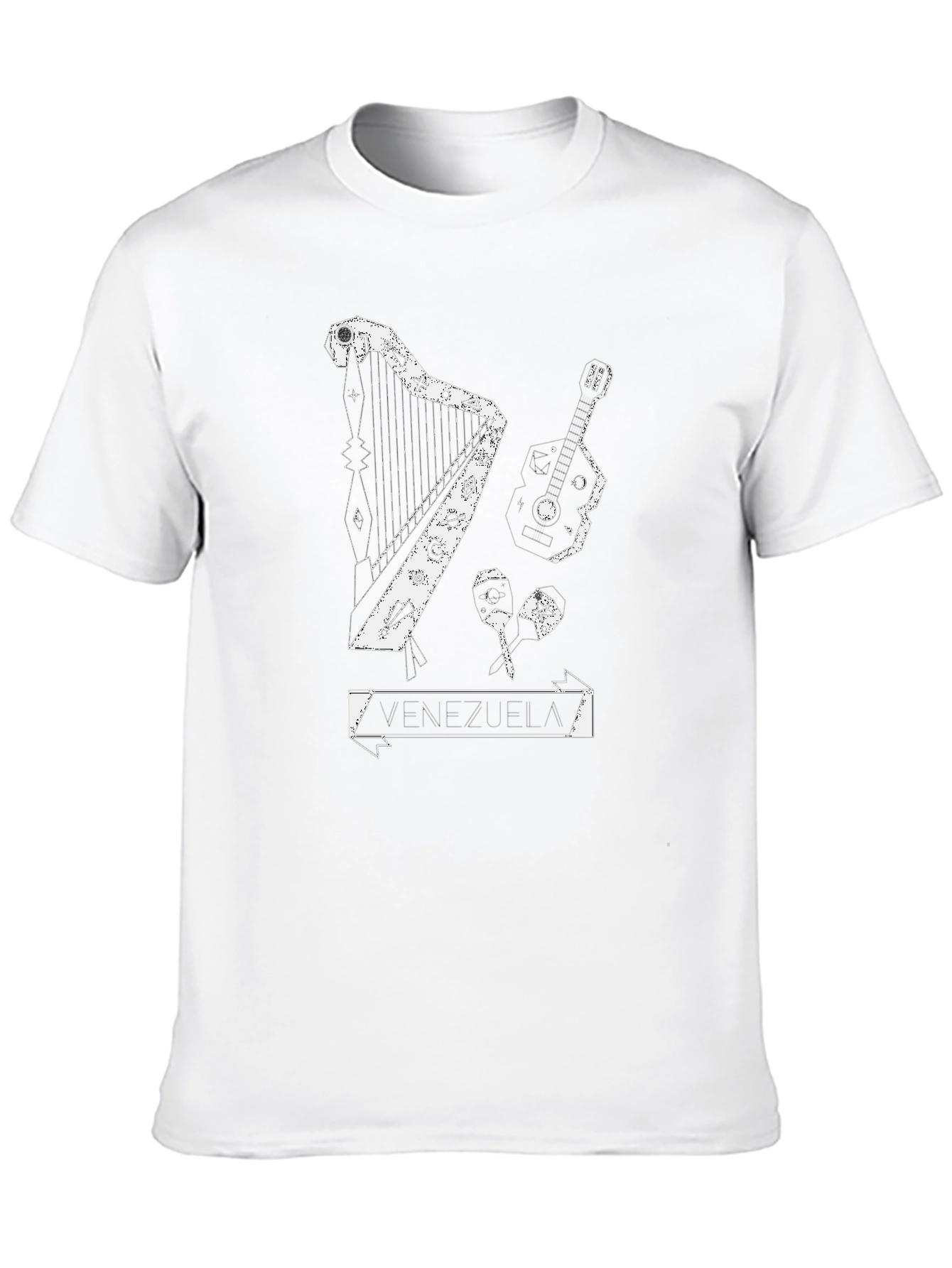 Mystic Instruments Graphic Tee - Black Cotton Blend Shirt