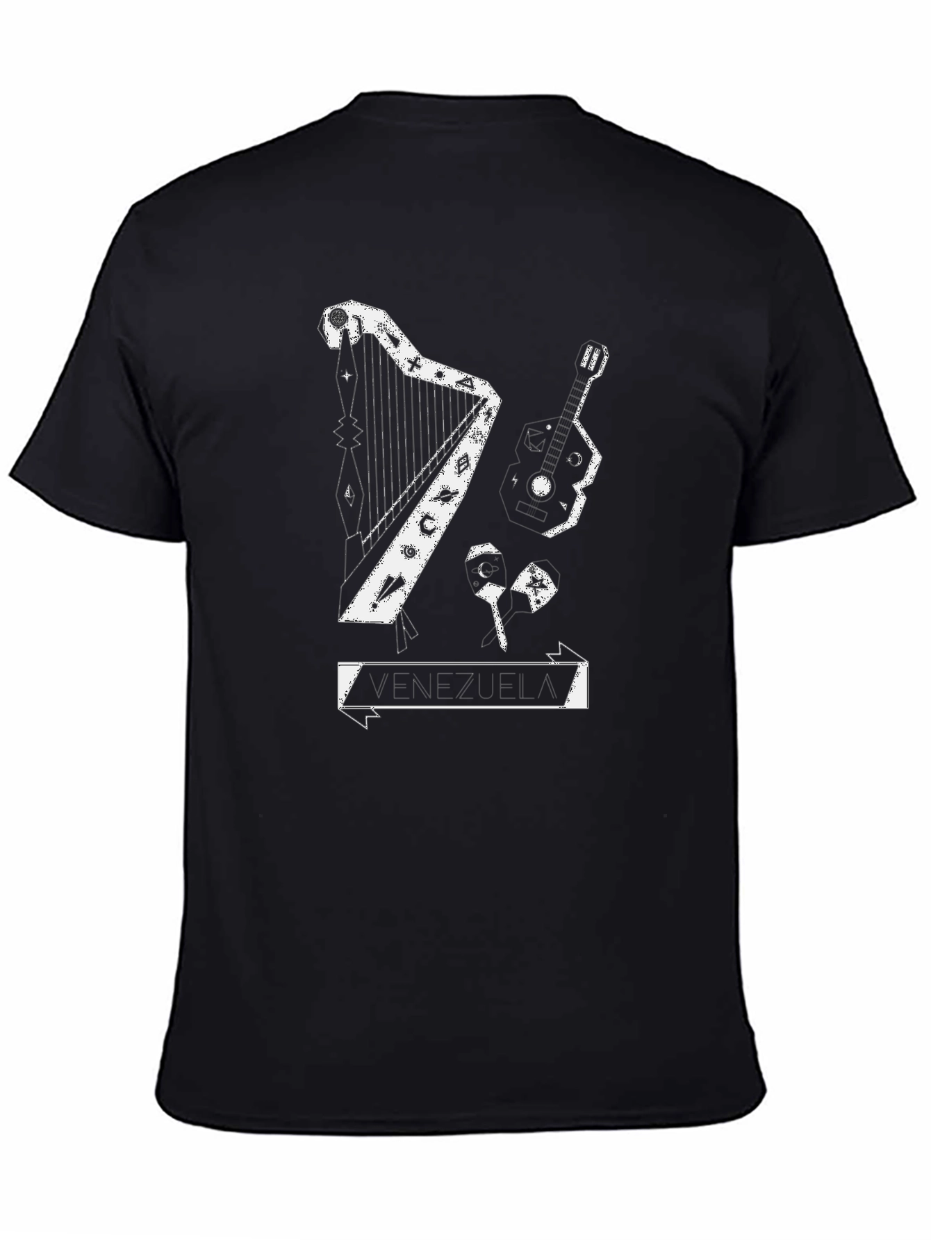 Mystic Instruments Graphic Tee - Black Cotton Blend Shirt