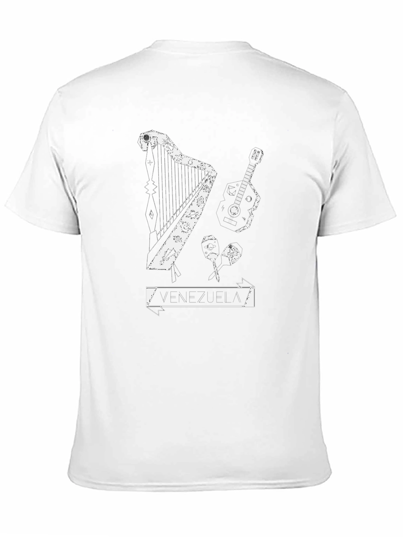 Mystic Instruments Graphic Tee - Black Cotton Blend Shirt