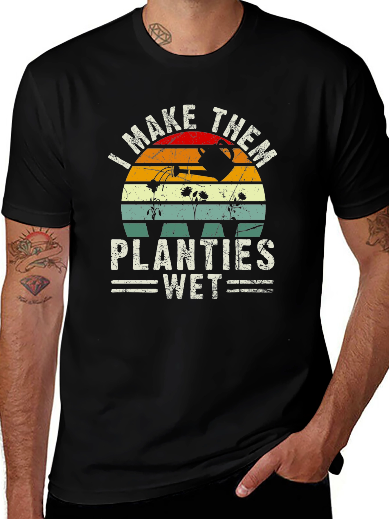 I Make Them Planties Wet Graphic T-Shirt
