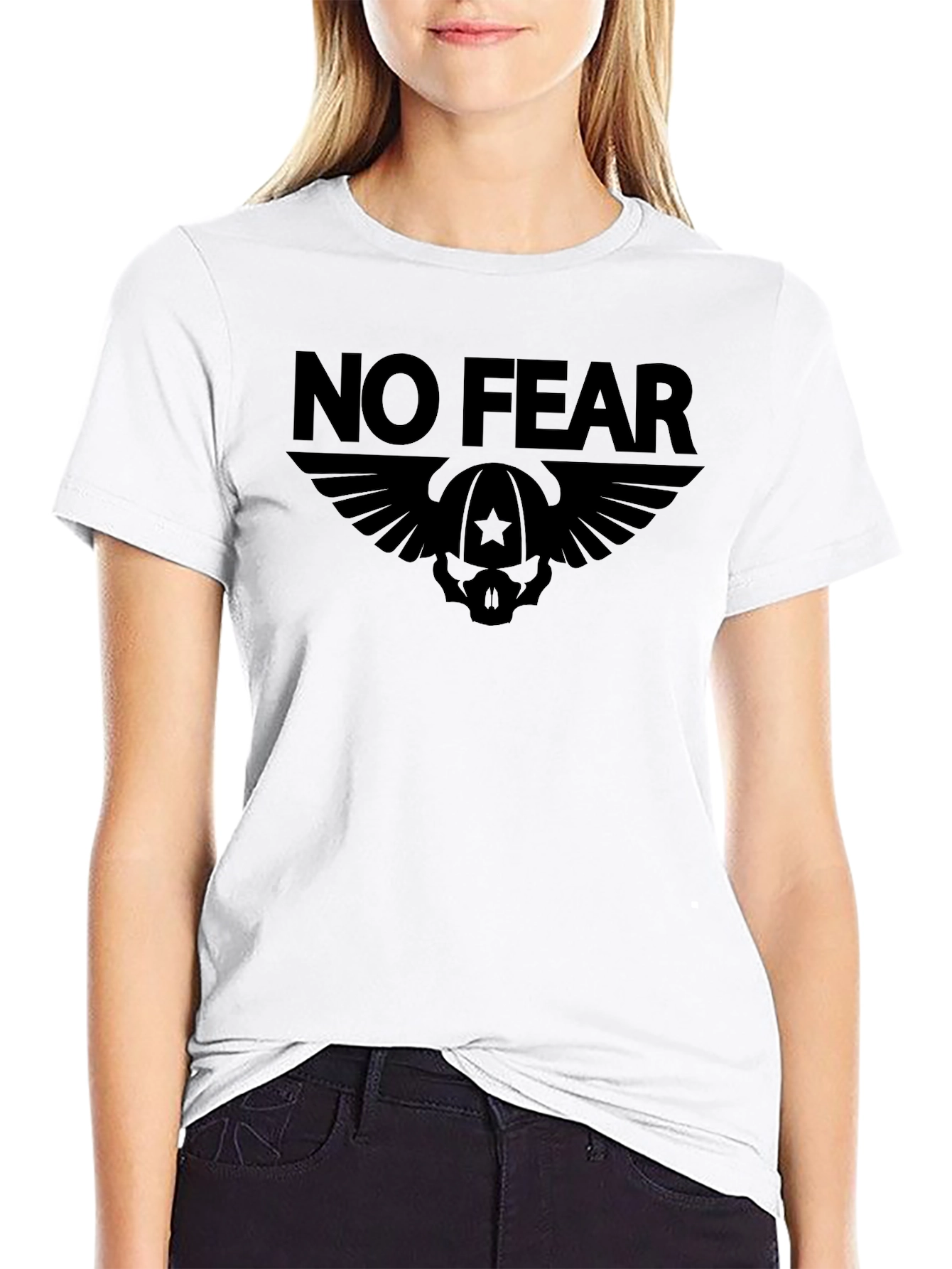 No Fear Graphic T-Shirt - Black