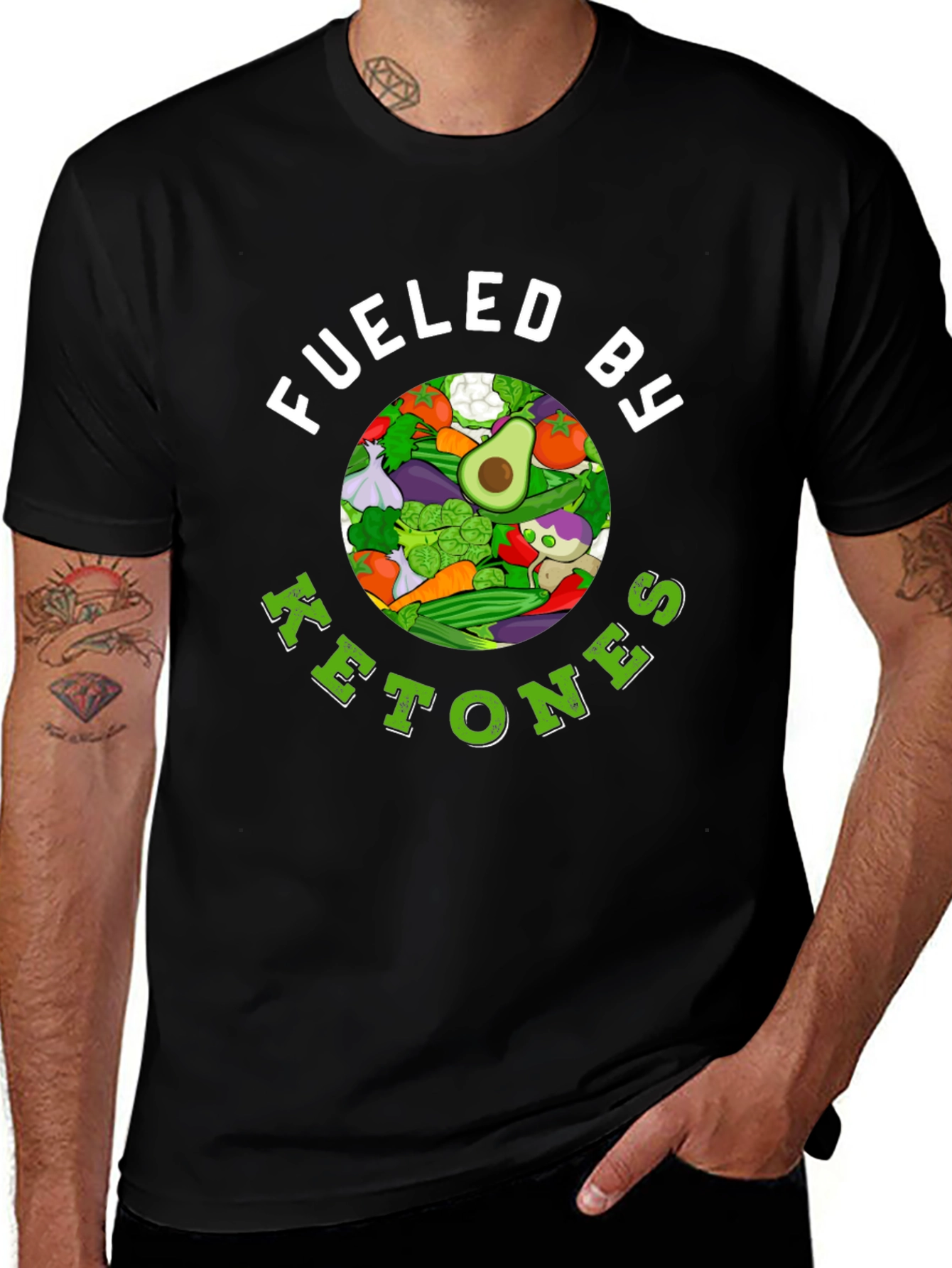 Fueled by Ketones Black T-Shirt