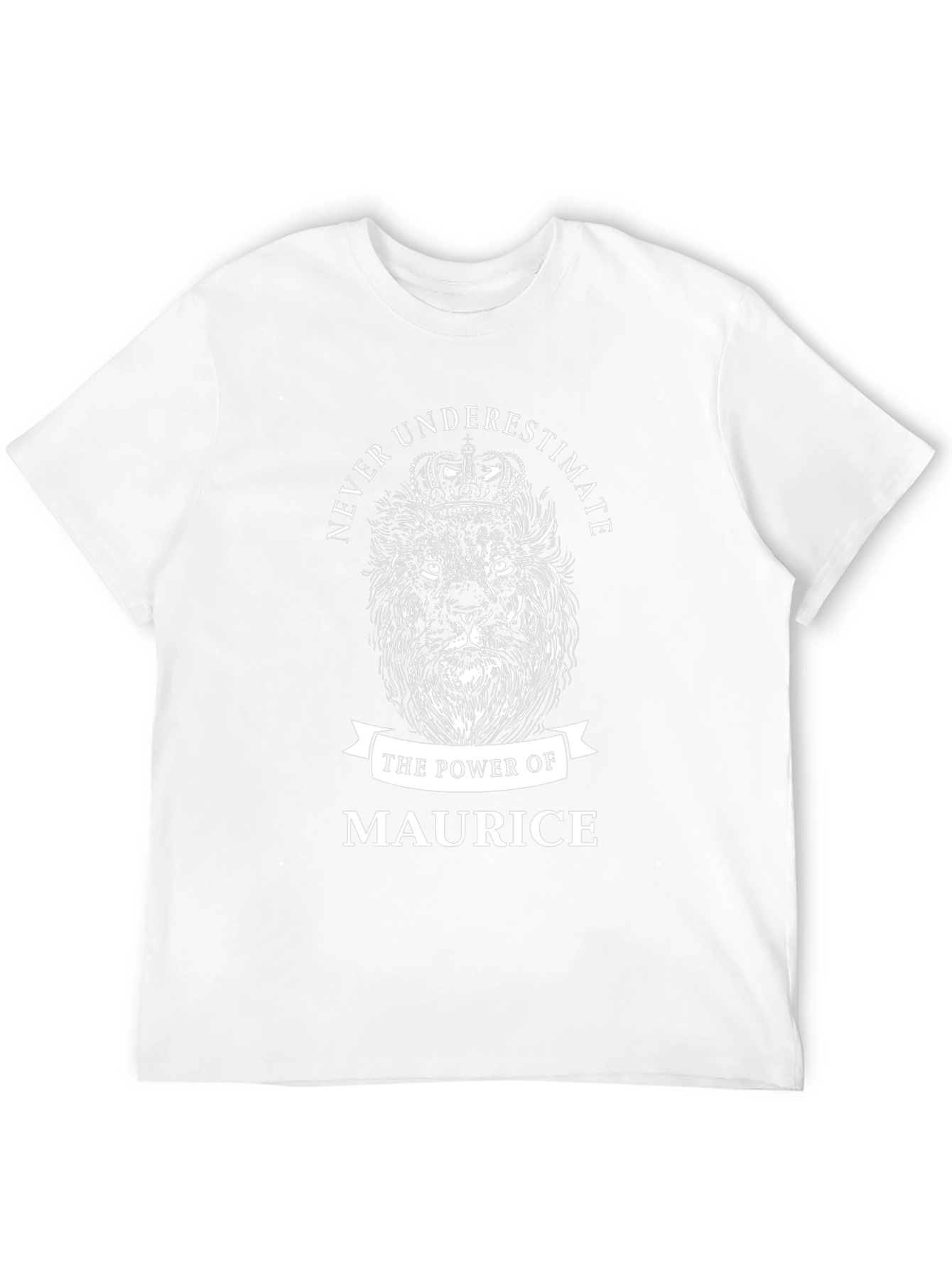 Maurice Power Lion Graphic Black T-Shirt