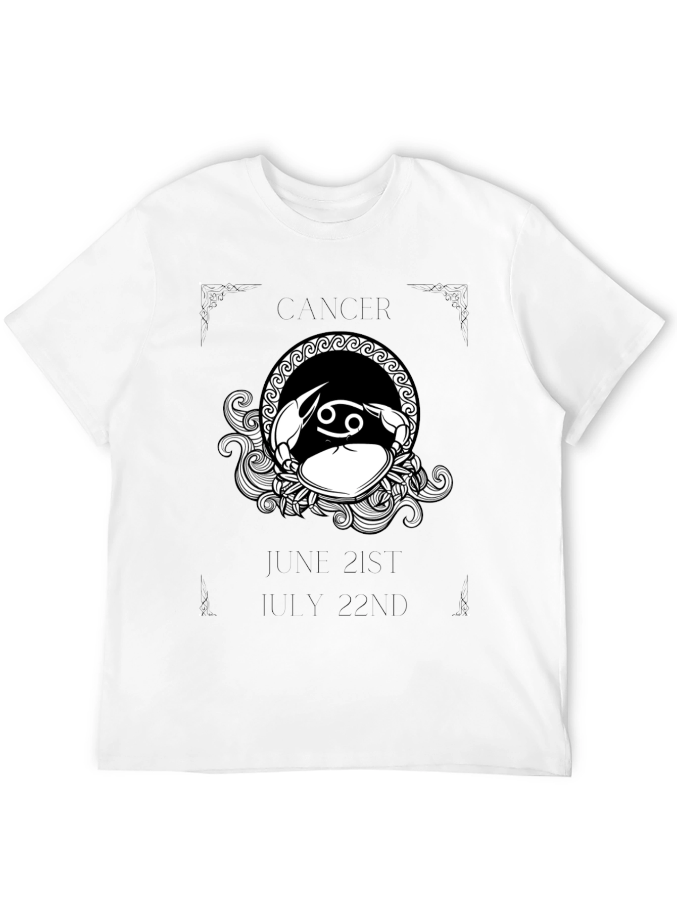 Cancer Zodiac T-Shirt - June 21st to July 22nd