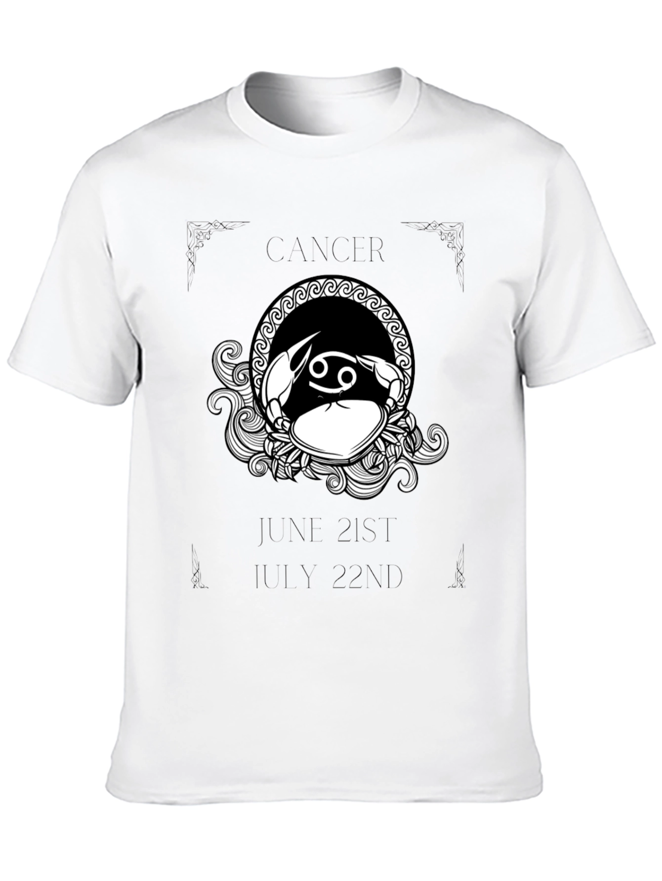 Cancer Zodiac T-Shirt - June 21st to July 22nd
