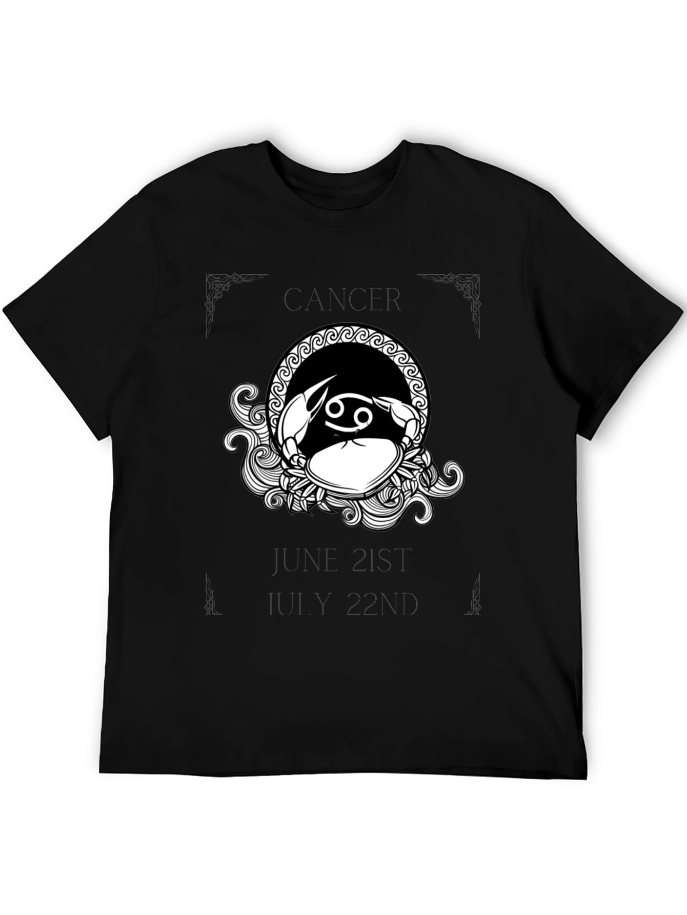Cancer Zodiac T-Shirt - June 21st to July 22nd