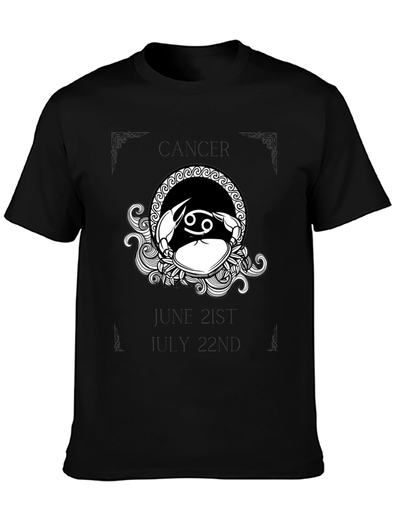 Cancer Zodiac T-Shirt - June 21st to July 22nd