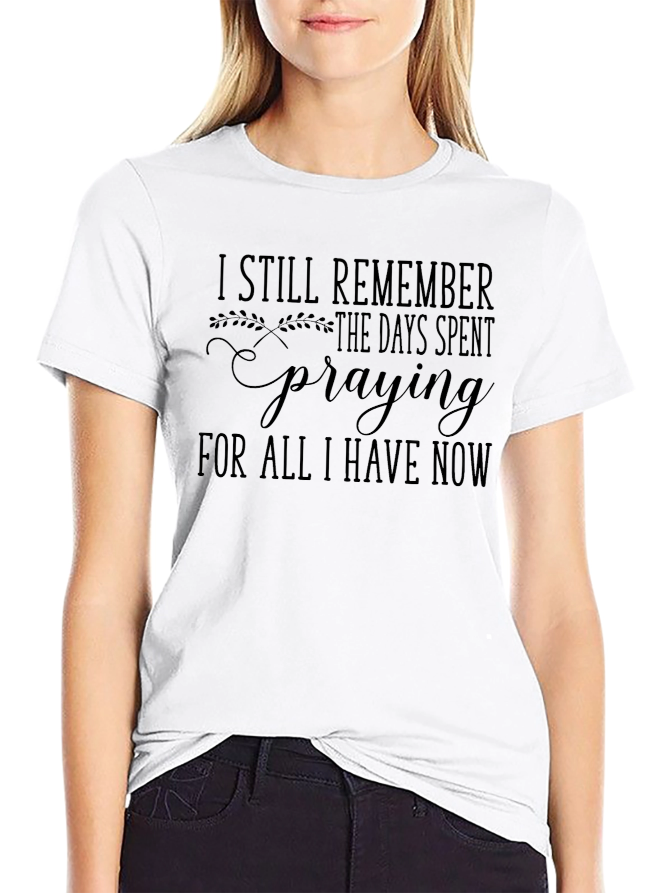 Faith-Inspired Graphic Tee - Remember Praying