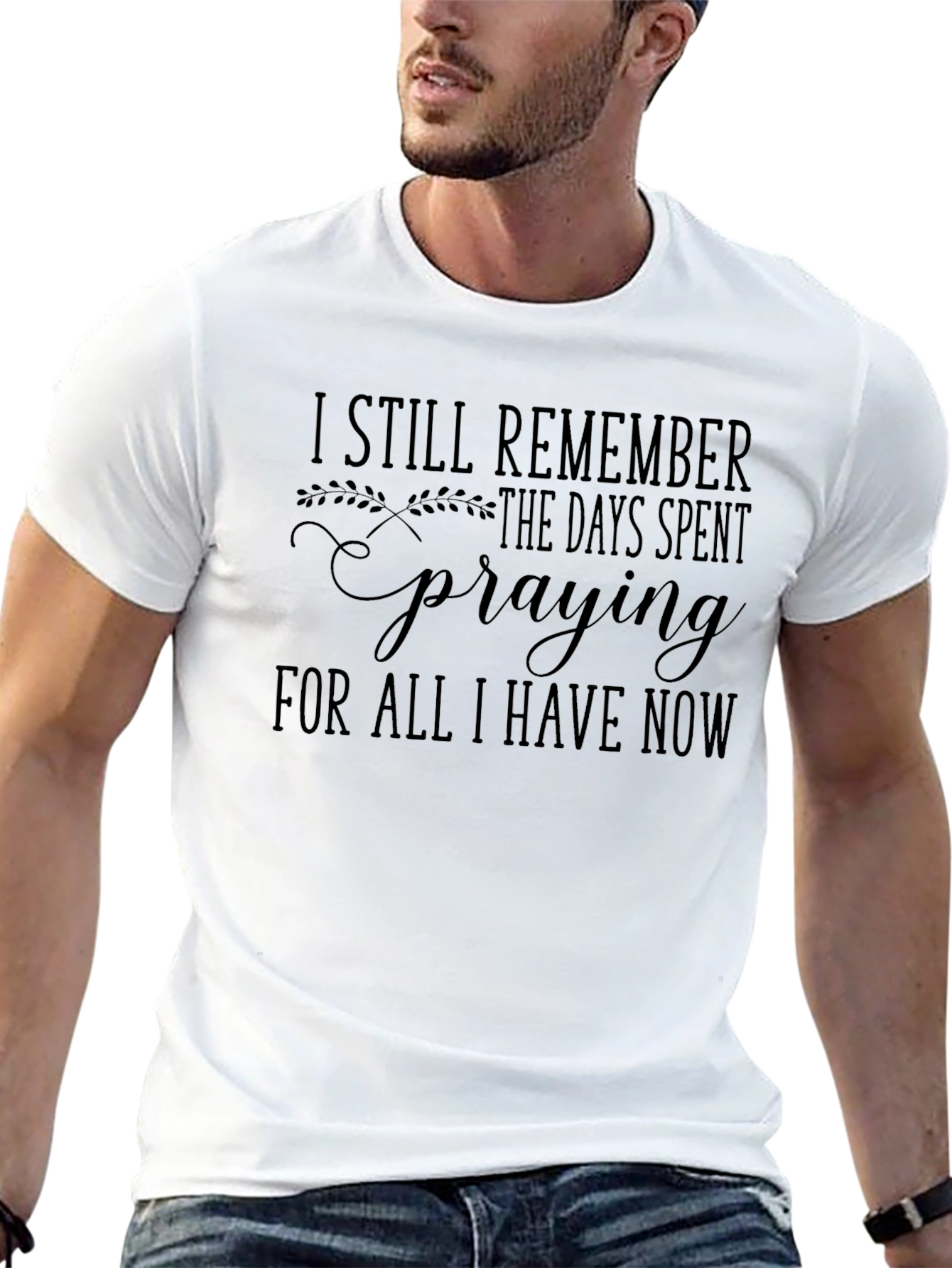 Faith-Inspired Graphic Tee - Remember Praying