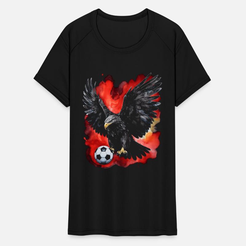 Eagle Football Soccer Colorful Animal Graphic