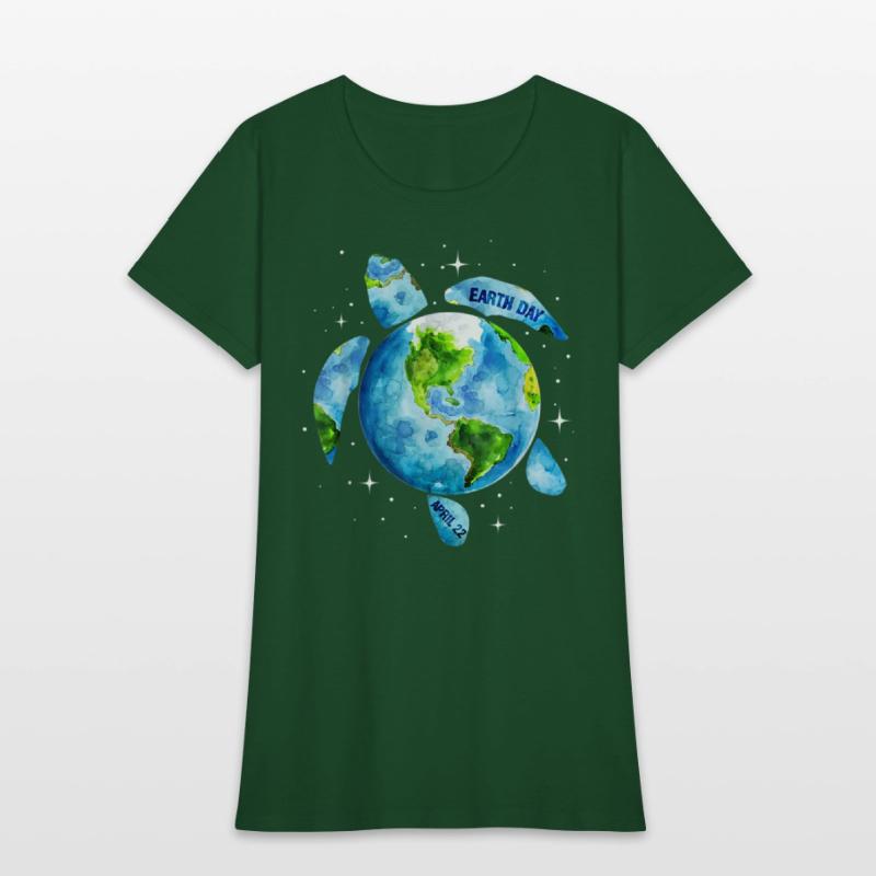 Earth Day Restore Earth Sea Turtle Art