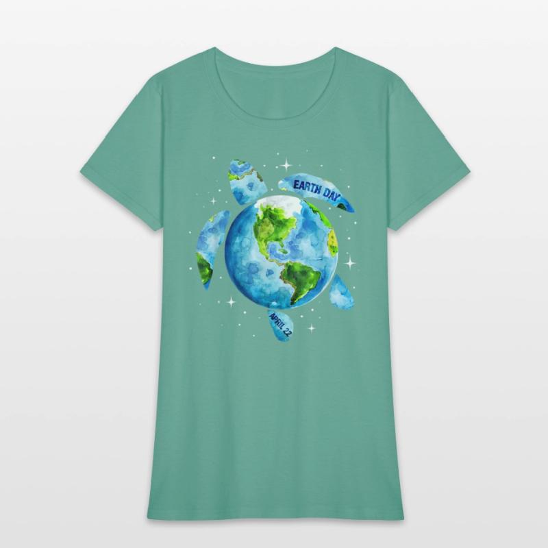 Earth Day Restore Earth Sea Turtle Art