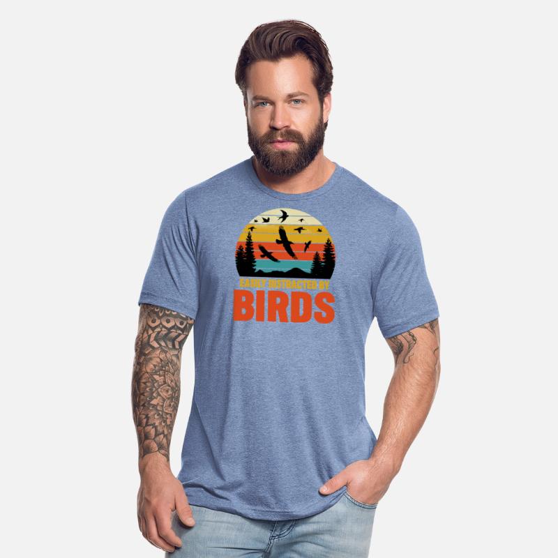 Easily Distracted By Birds Lover Funny