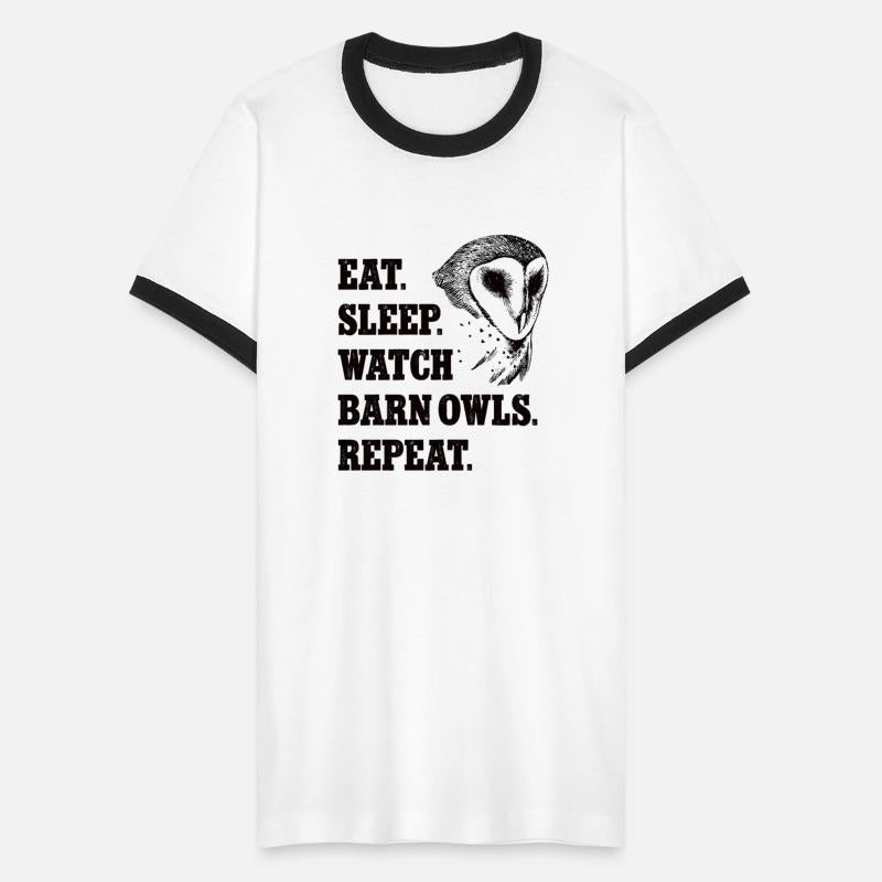 Eat Sleep Watch Barn Owls Repeat - Owl Lovers Gift