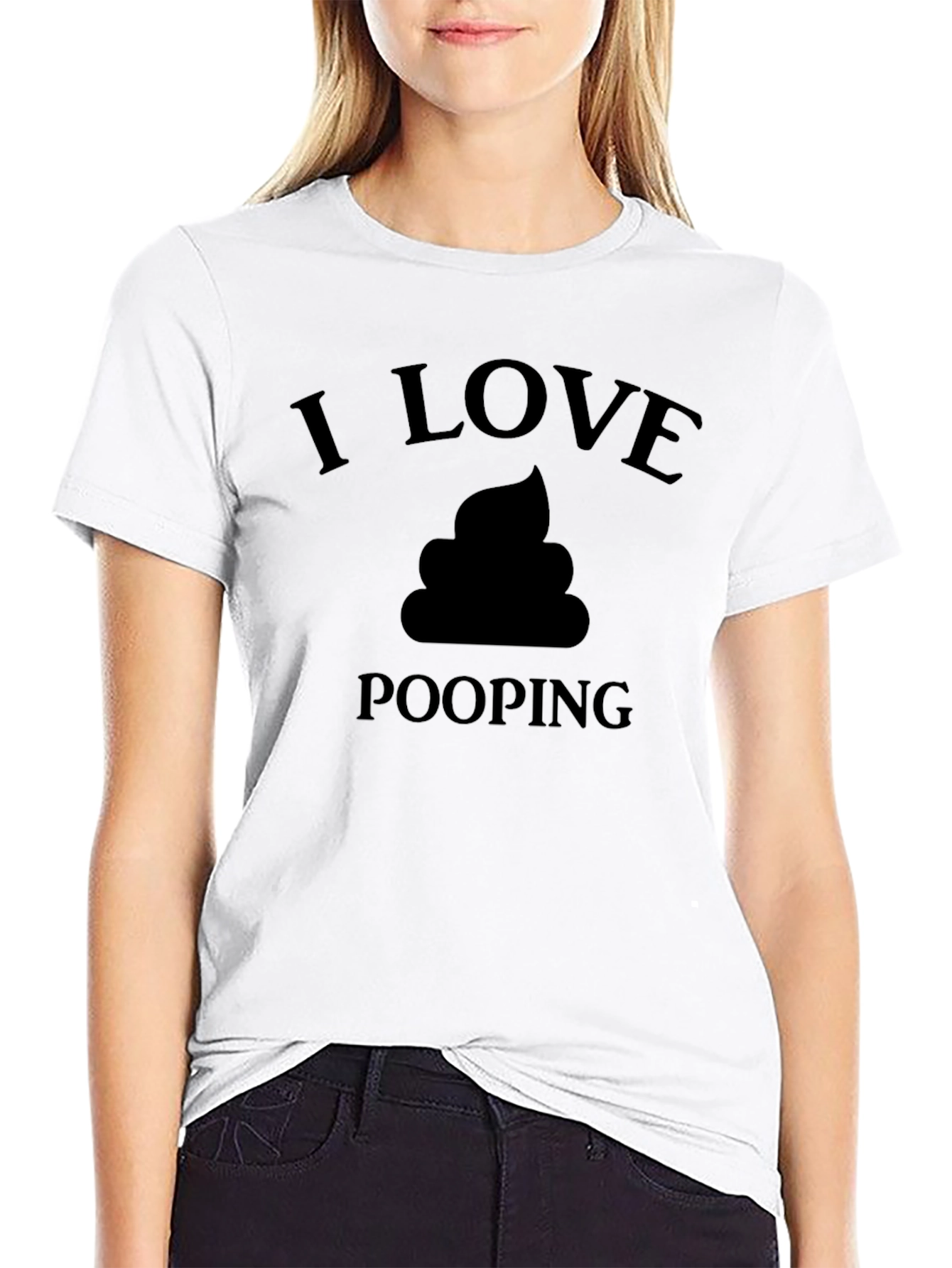 I Love Pooping T-Shirt - Funny Graphic Tee