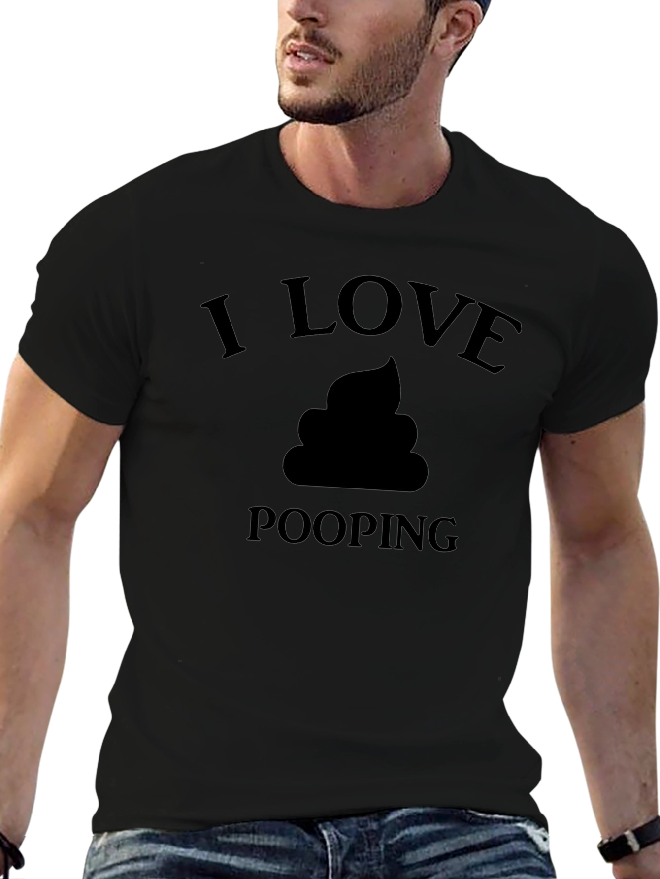 I Love Pooping T-Shirt - Funny Graphic Tee