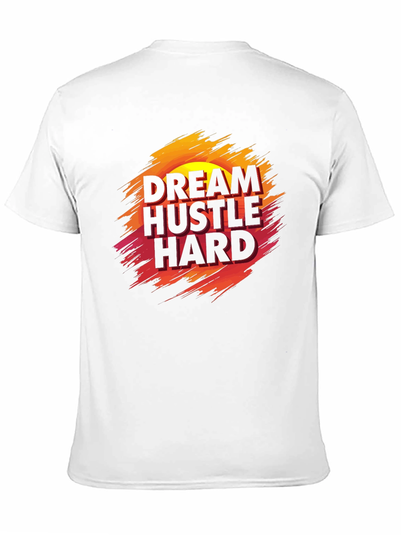 Dream Hustle Hard Graphic Tee - Black