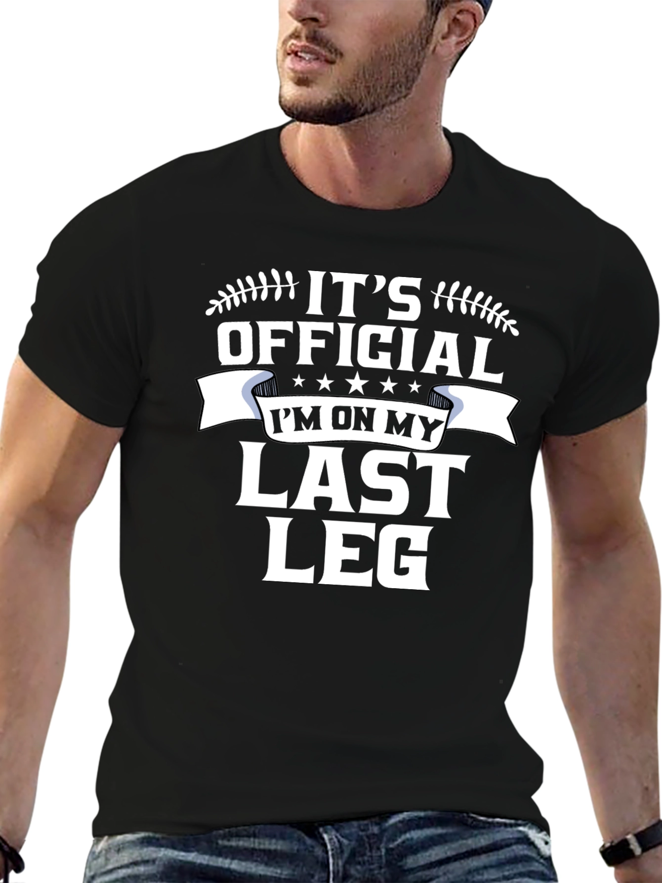 Its Official: Last Leg Black T-Shirt