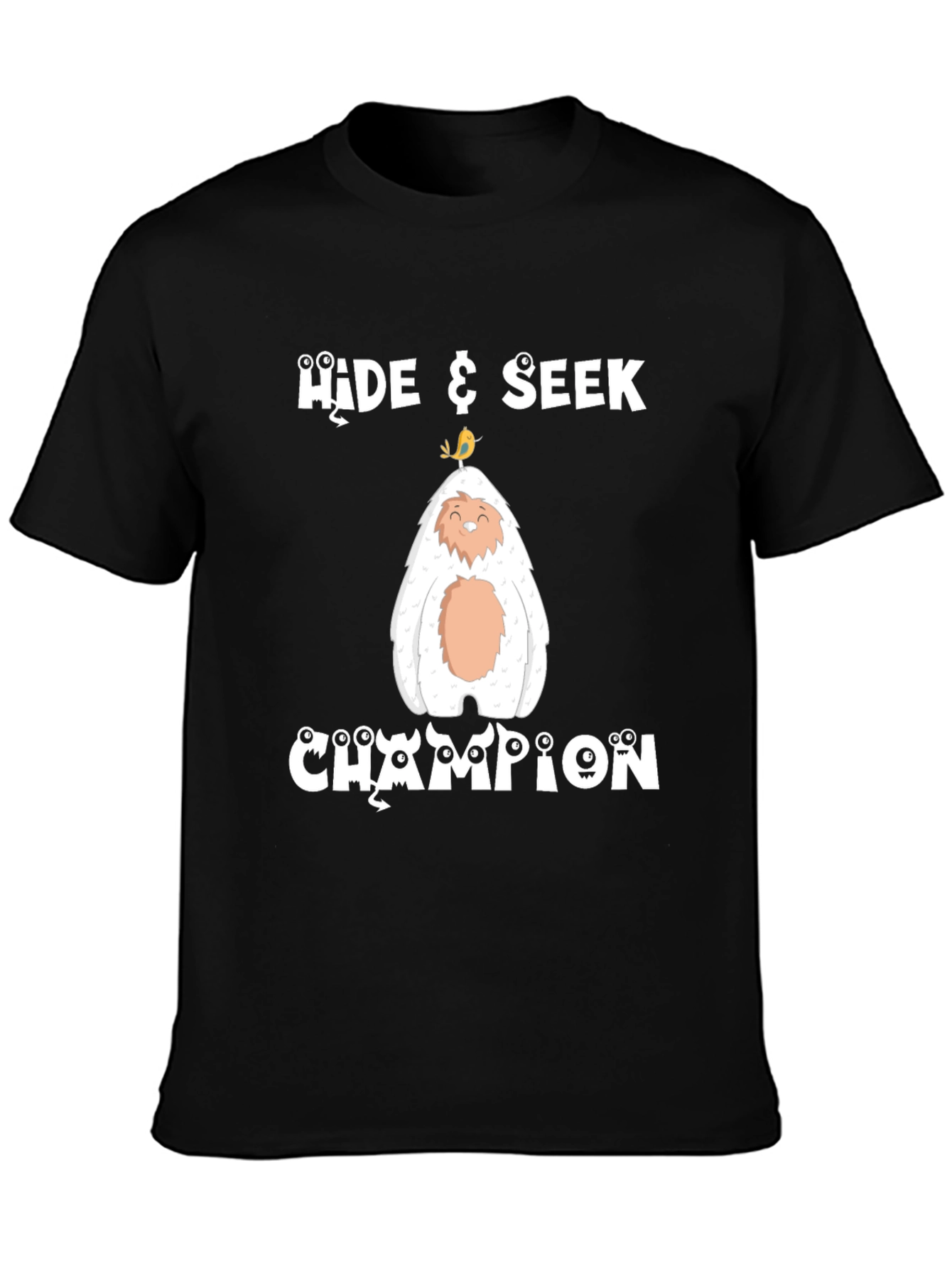 Hide & Seek Champion T-Shirt - Yeti Design