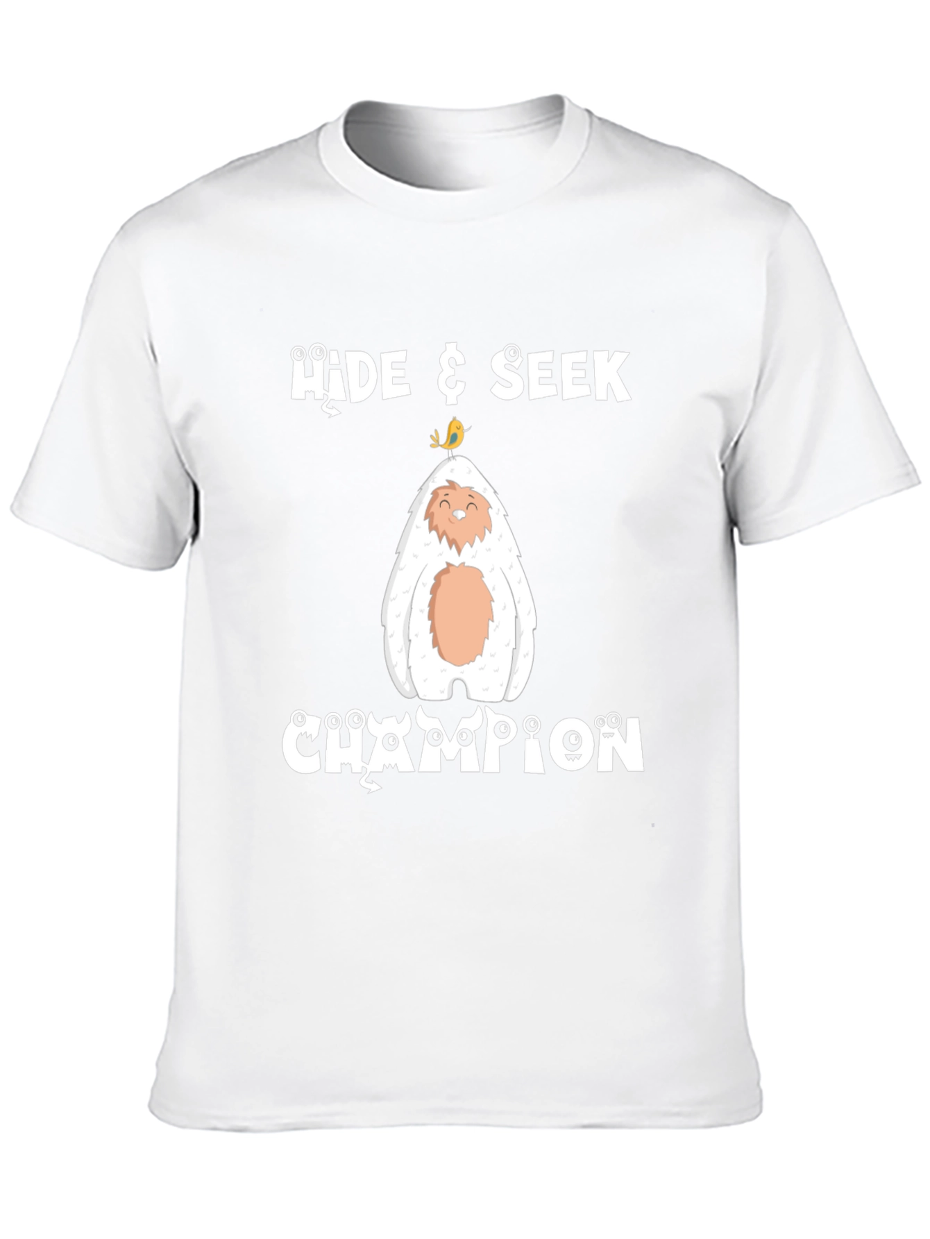 Hide & Seek Champion T-Shirt - Yeti Design