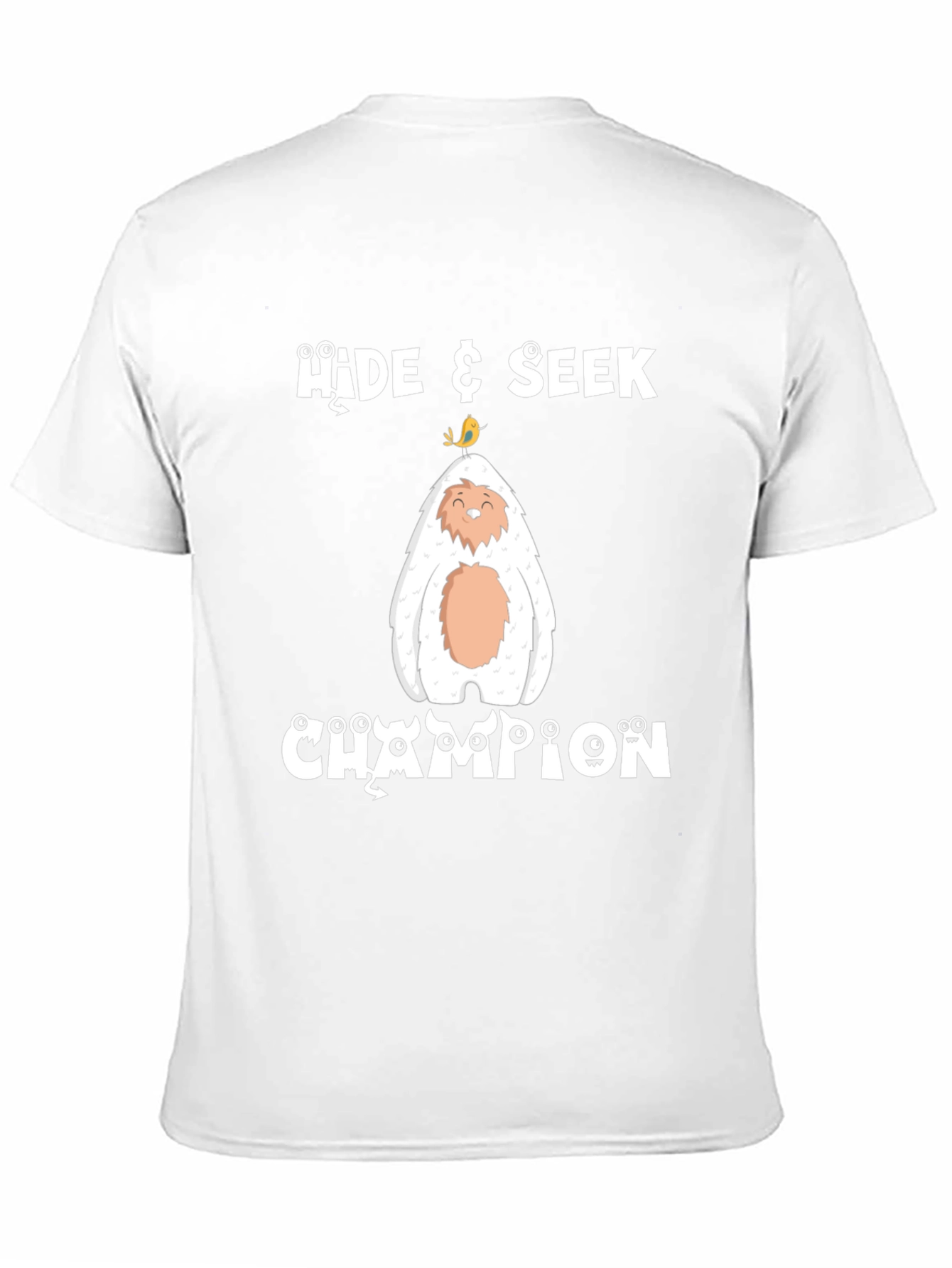 Hide & Seek Champion T-Shirt - Yeti Design