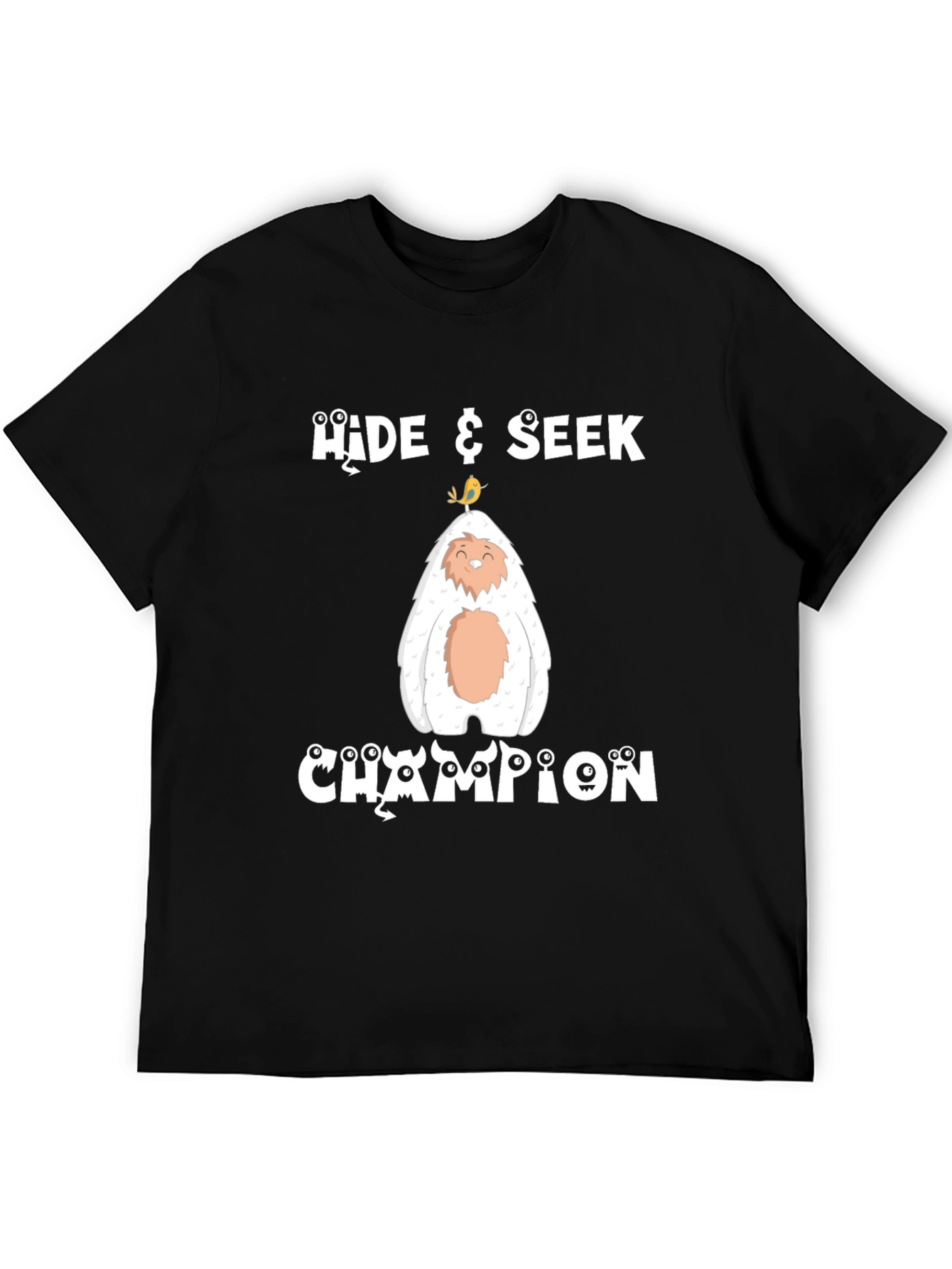 Hide & Seek Champion T-Shirt - Yeti Design