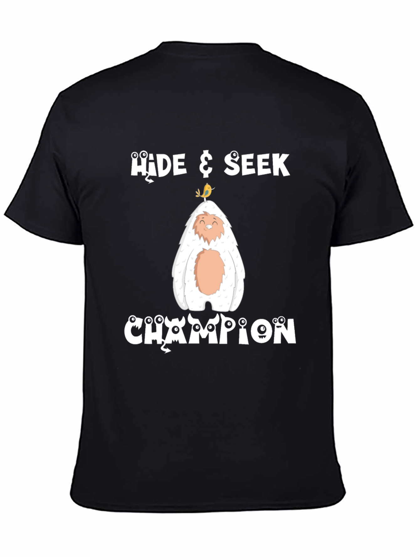 Hide & Seek Champion T-Shirt - Yeti Design