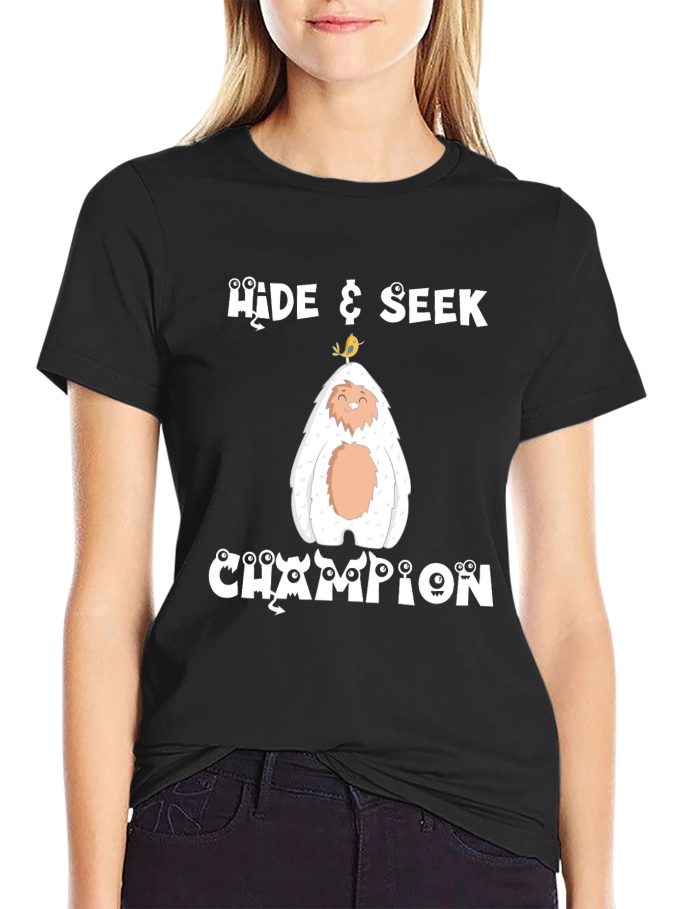 Hide & Seek Champion T-Shirt - Yeti Design