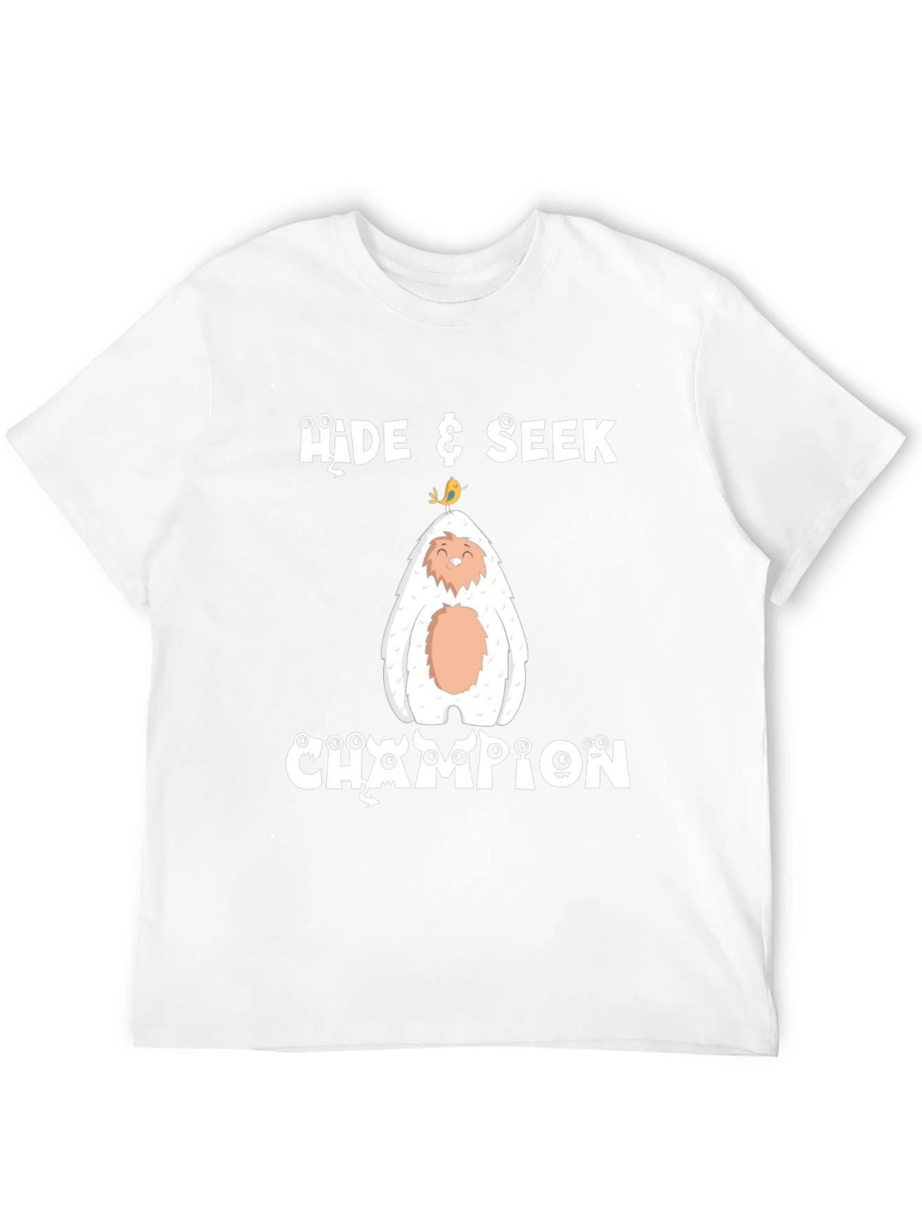 Hide & Seek Champion T-Shirt - Yeti Design