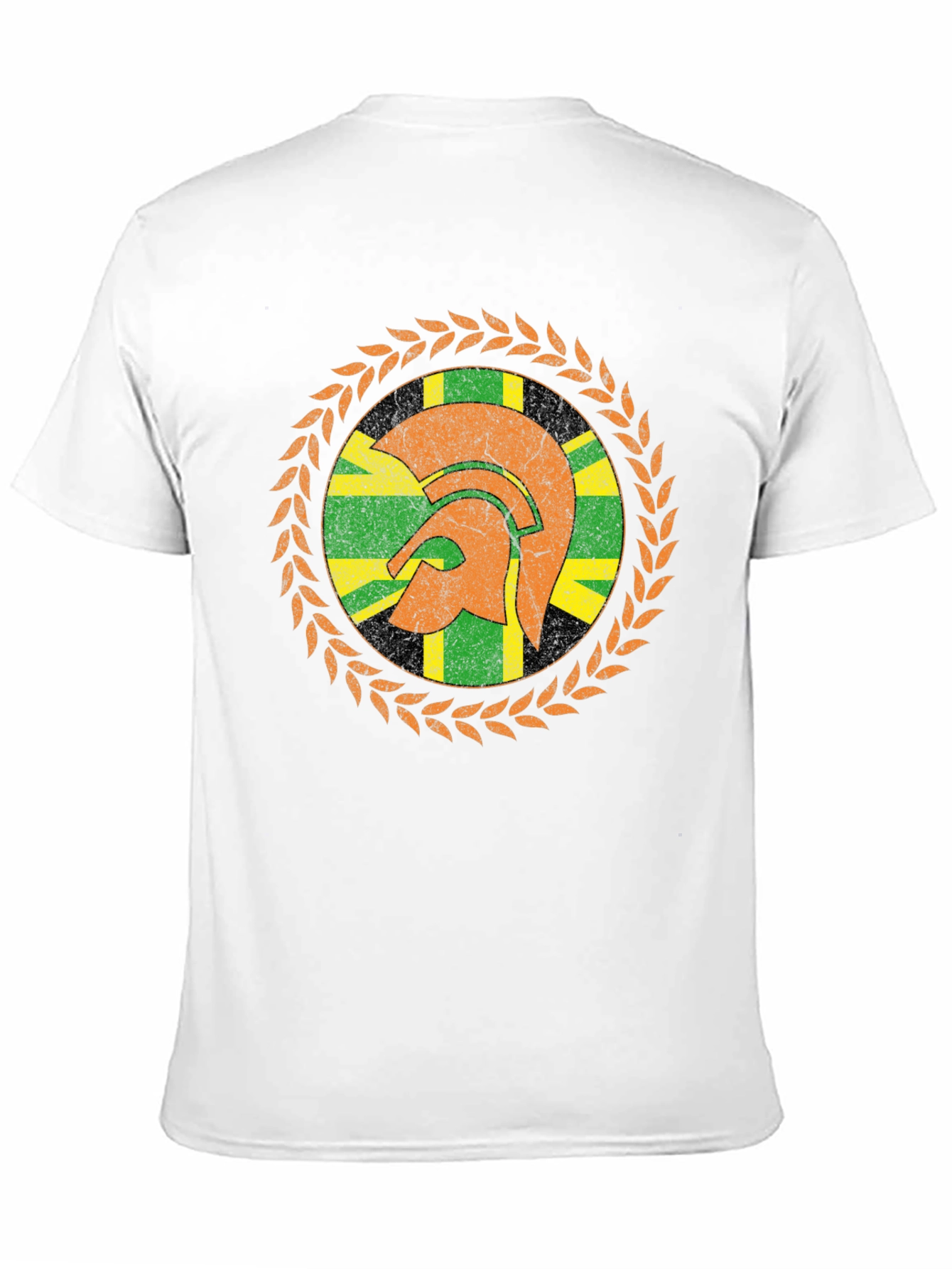 Spartan Helmet Graphic Tee - Reggae Style