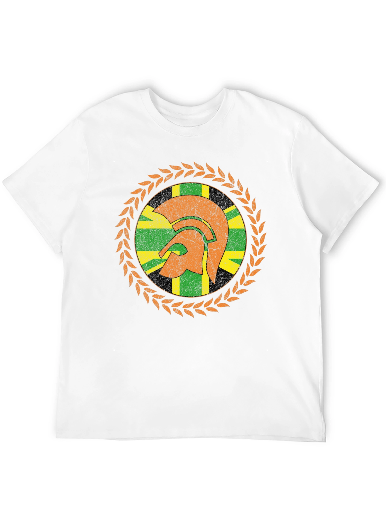 Spartan Helmet Graphic Tee - Reggae Style