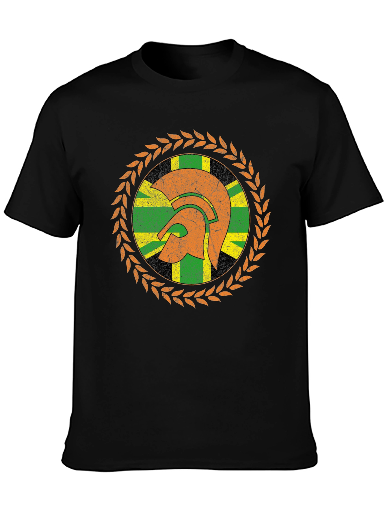 Spartan Helmet Graphic Tee - Reggae Style