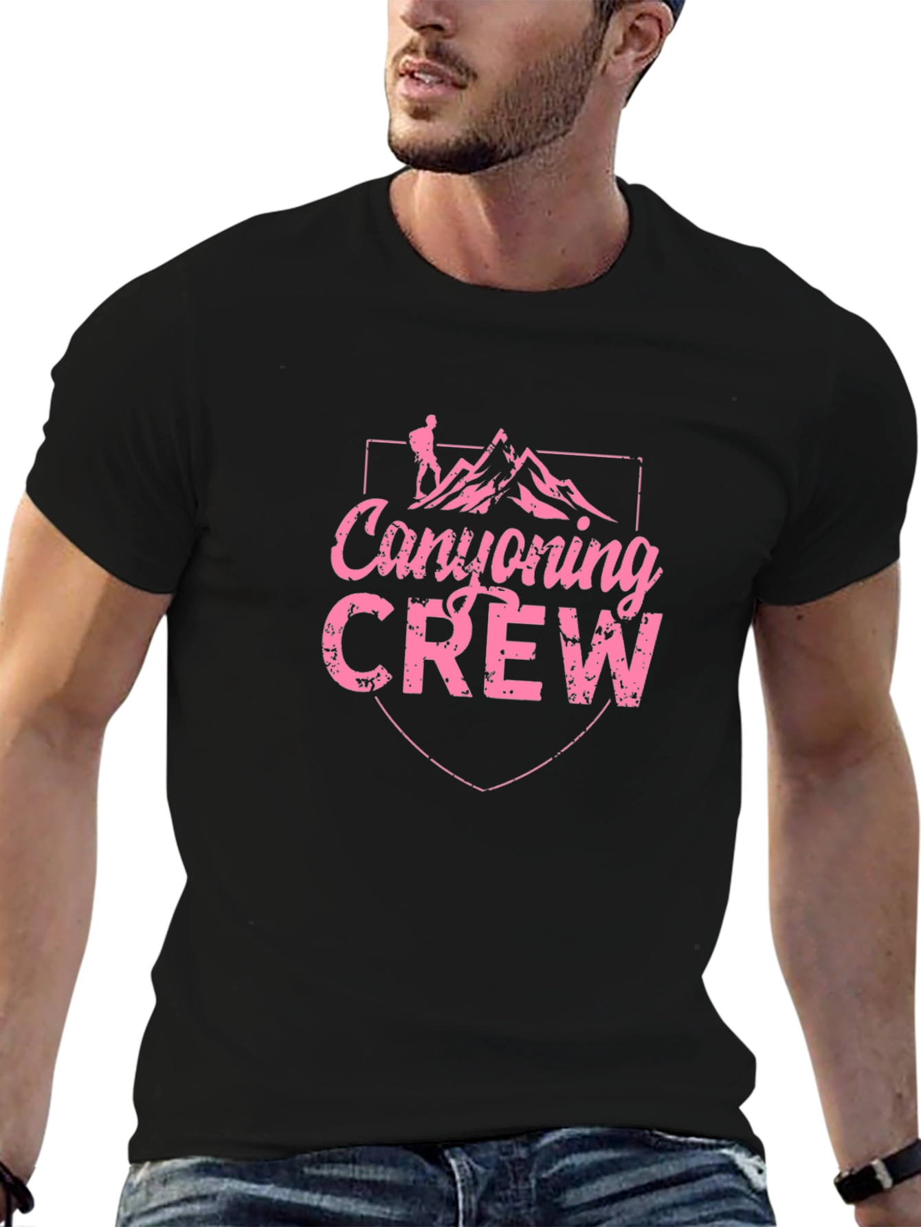 Canyoning Crew Black T-Shirt