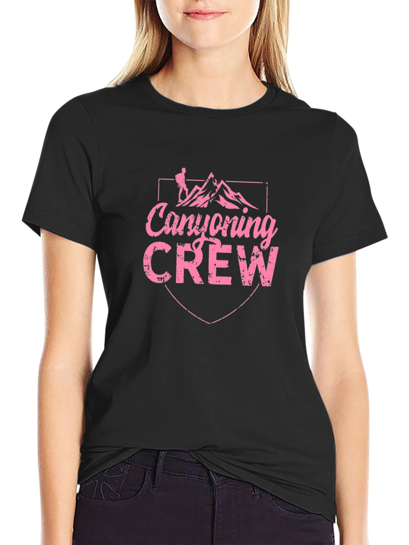 Canyoning Crew Black T-Shirt