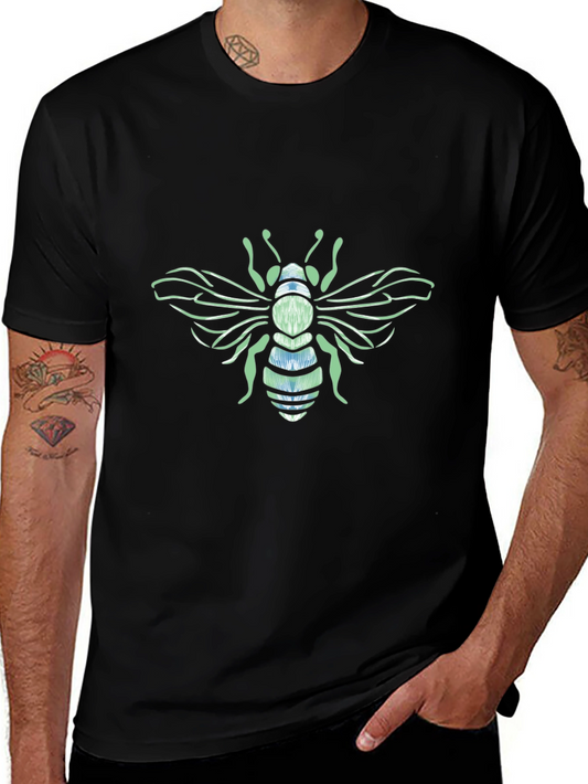 Bee Graphic T-Shirt - Trendy Casual Wear