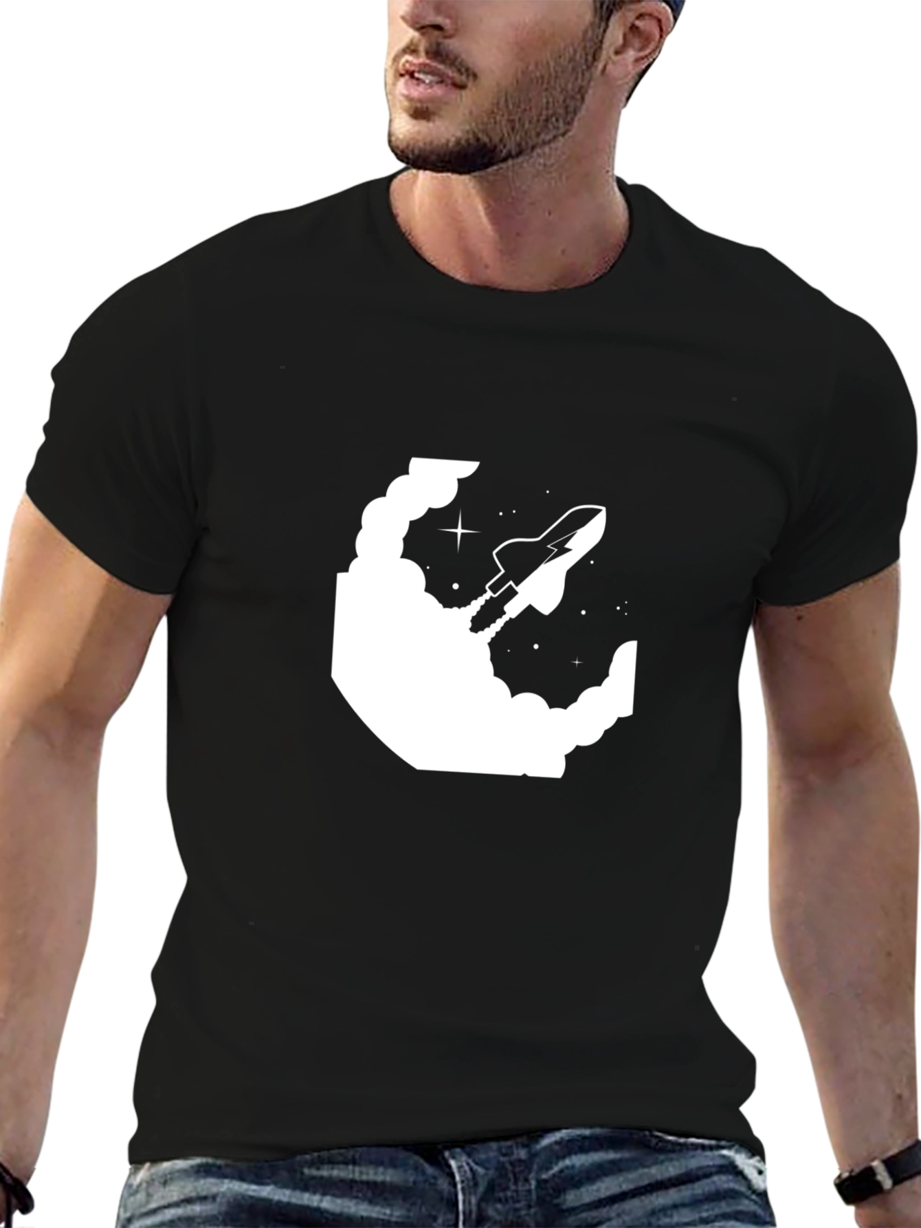 Rocket Launch Graphic Tee - Soft Cotton Comfort
