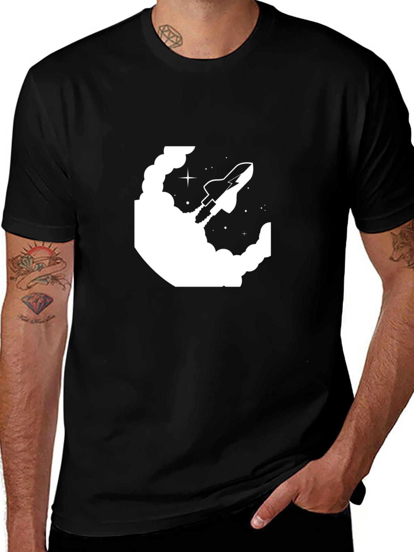 Rocket Launch Graphic Tee - Soft Cotton Comfort