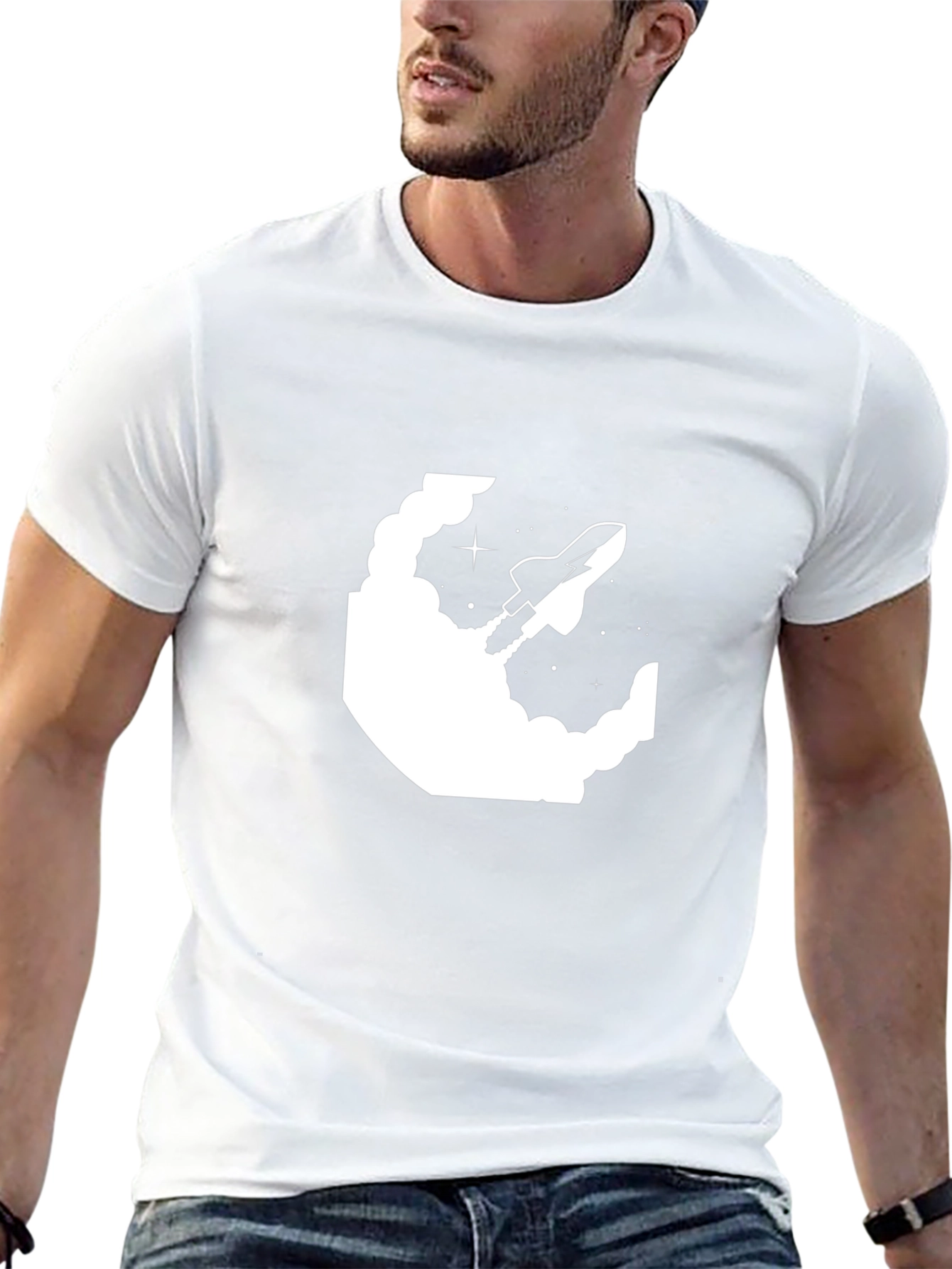 Rocket Launch Graphic Tee - Soft Cotton Comfort