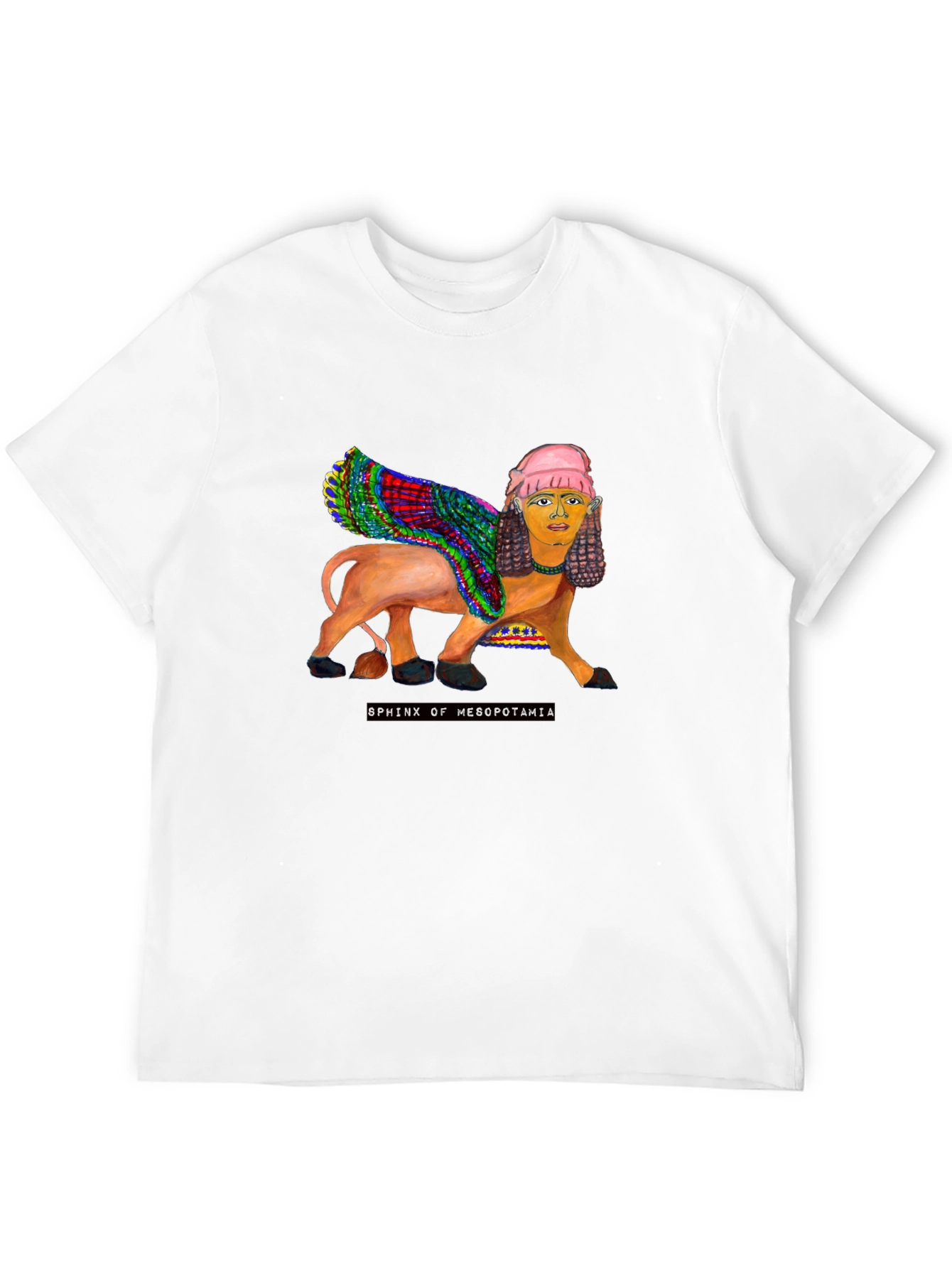 Sphinx of Mesopotamia Graphic Tee - Unique Art T-Shirt