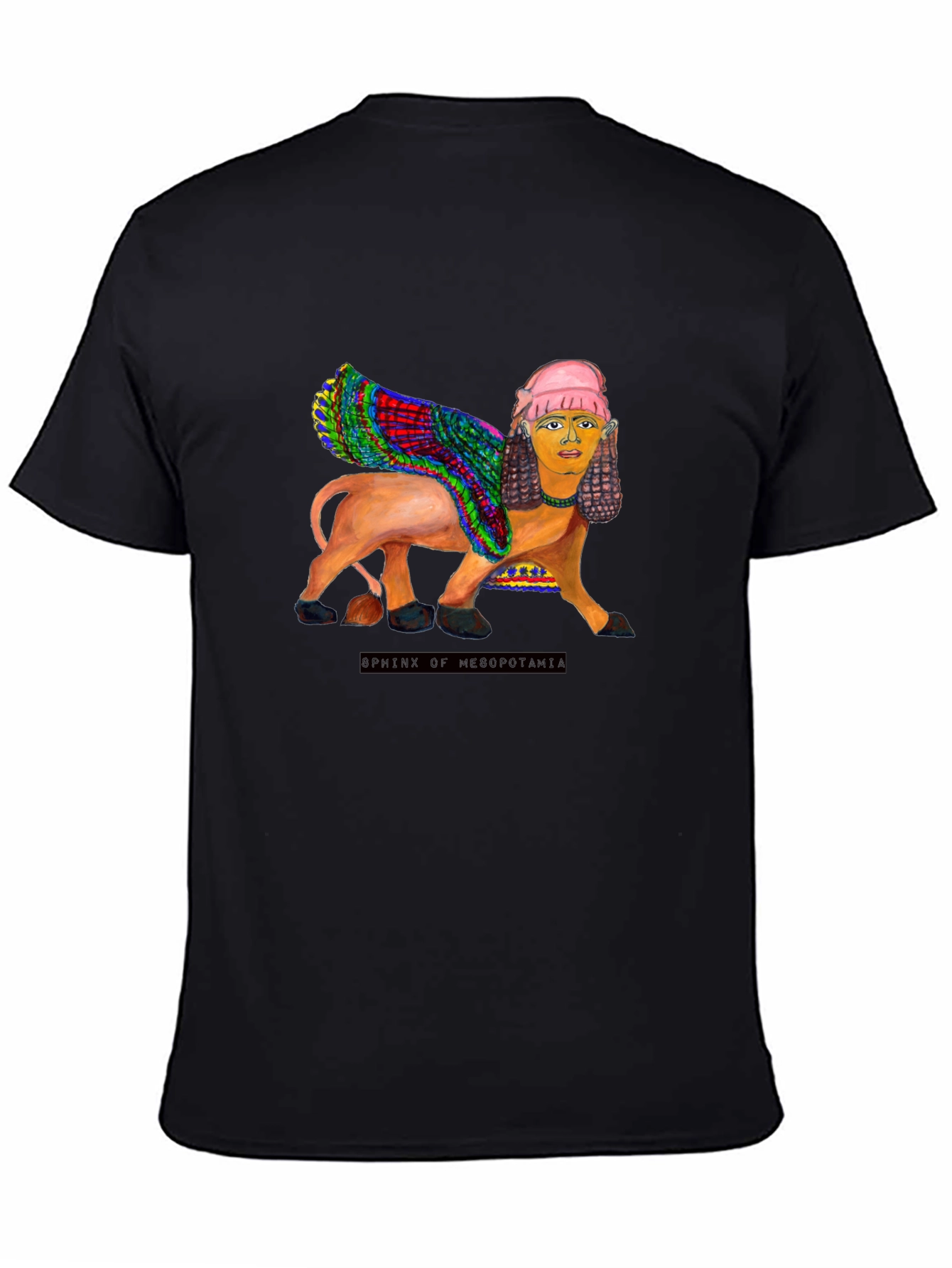 Sphinx of Mesopotamia Graphic Tee - Unique Art T-Shirt