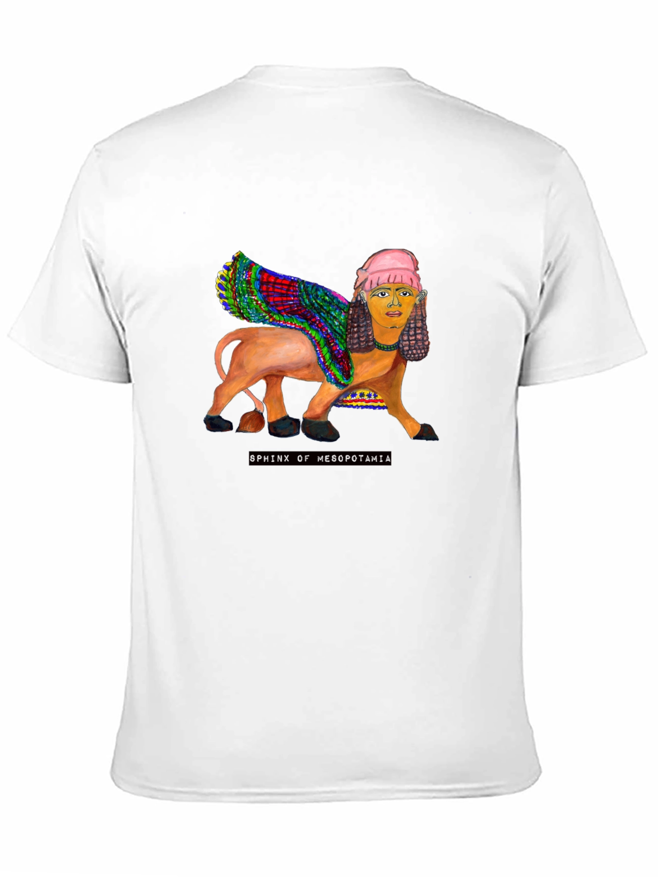Sphinx of Mesopotamia Graphic Tee - Unique Art T-Shirt