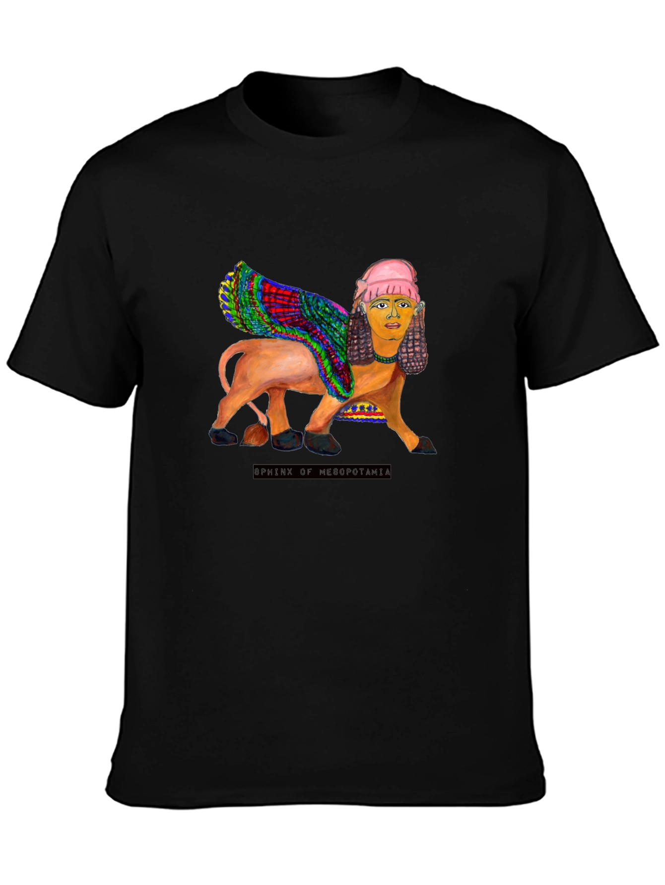 Sphinx of Mesopotamia Graphic Tee - Unique Art T-Shirt