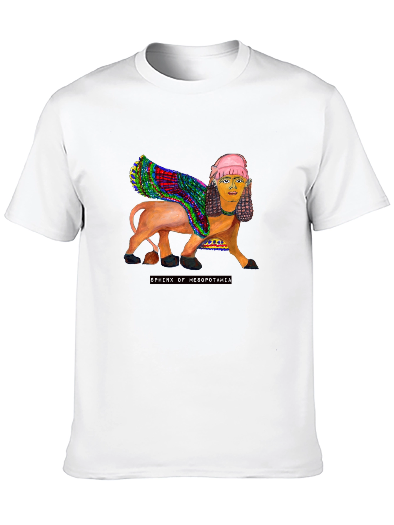 Sphinx of Mesopotamia Graphic Tee - Unique Art T-Shirt