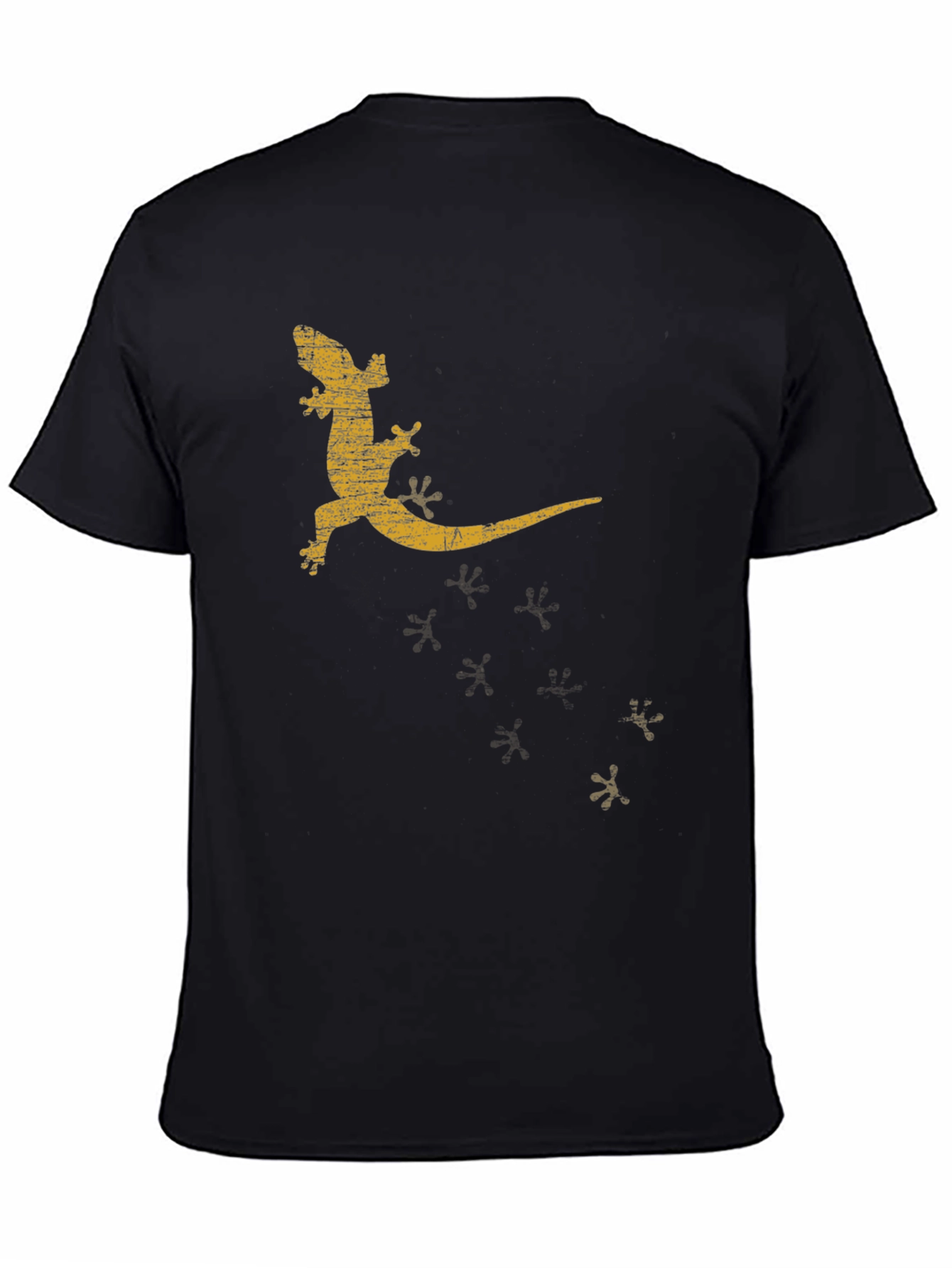 Cool Lizard Graphic Tee - Mens Black T-Shirt