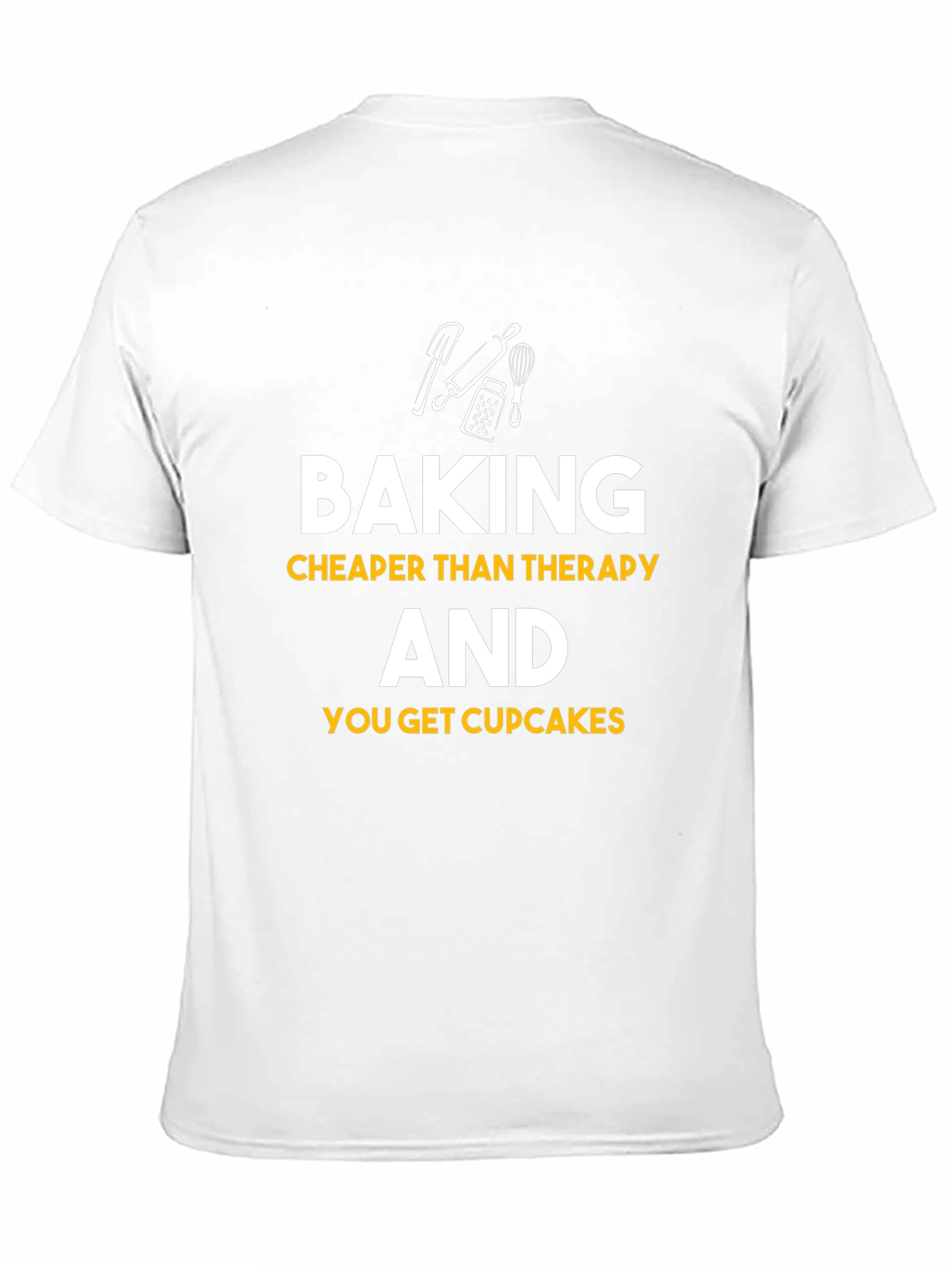 Baking Cheaper Than Therapy Black Graphic Tee