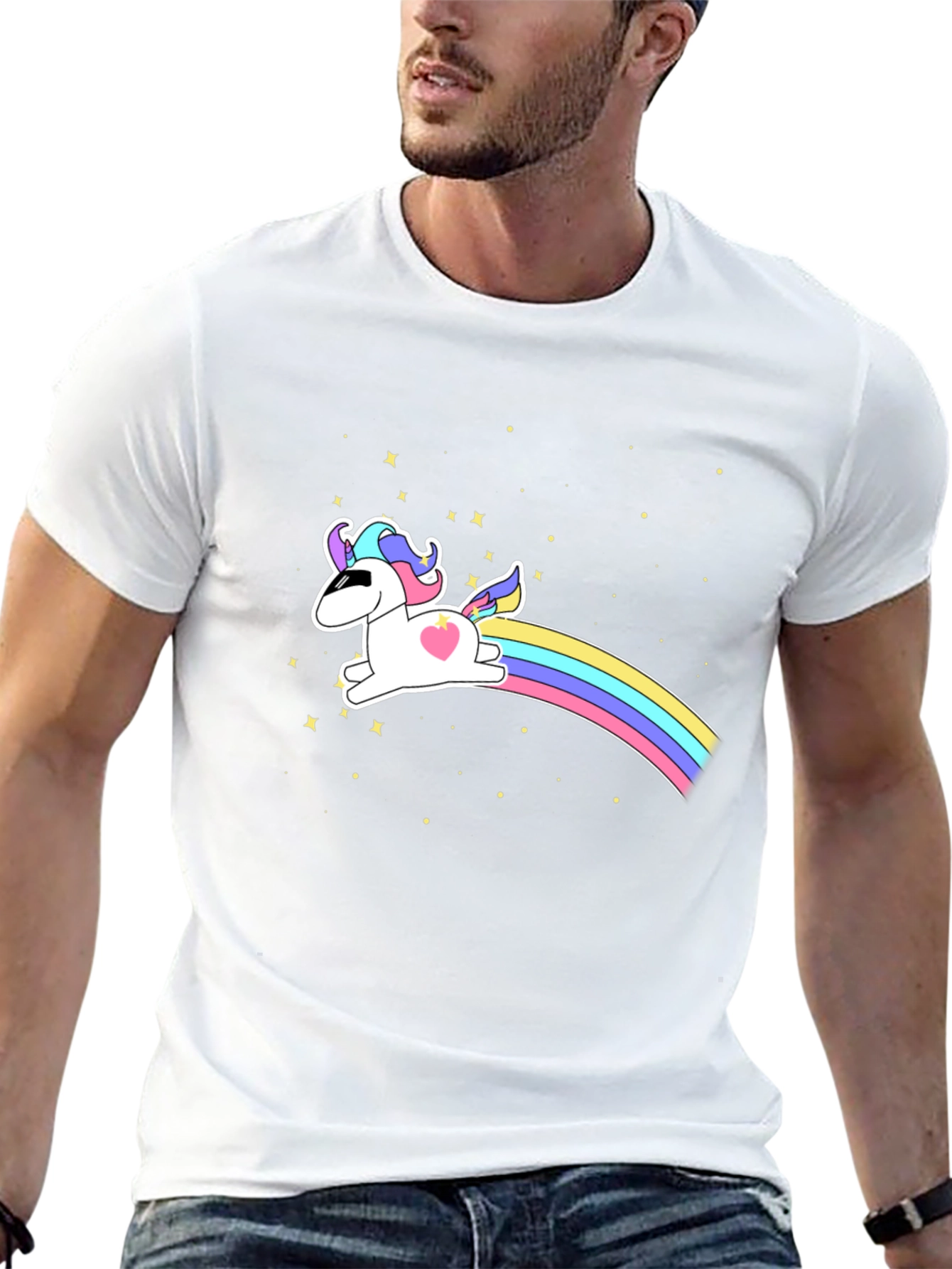 Rainbow Unicorn Graphic Tee